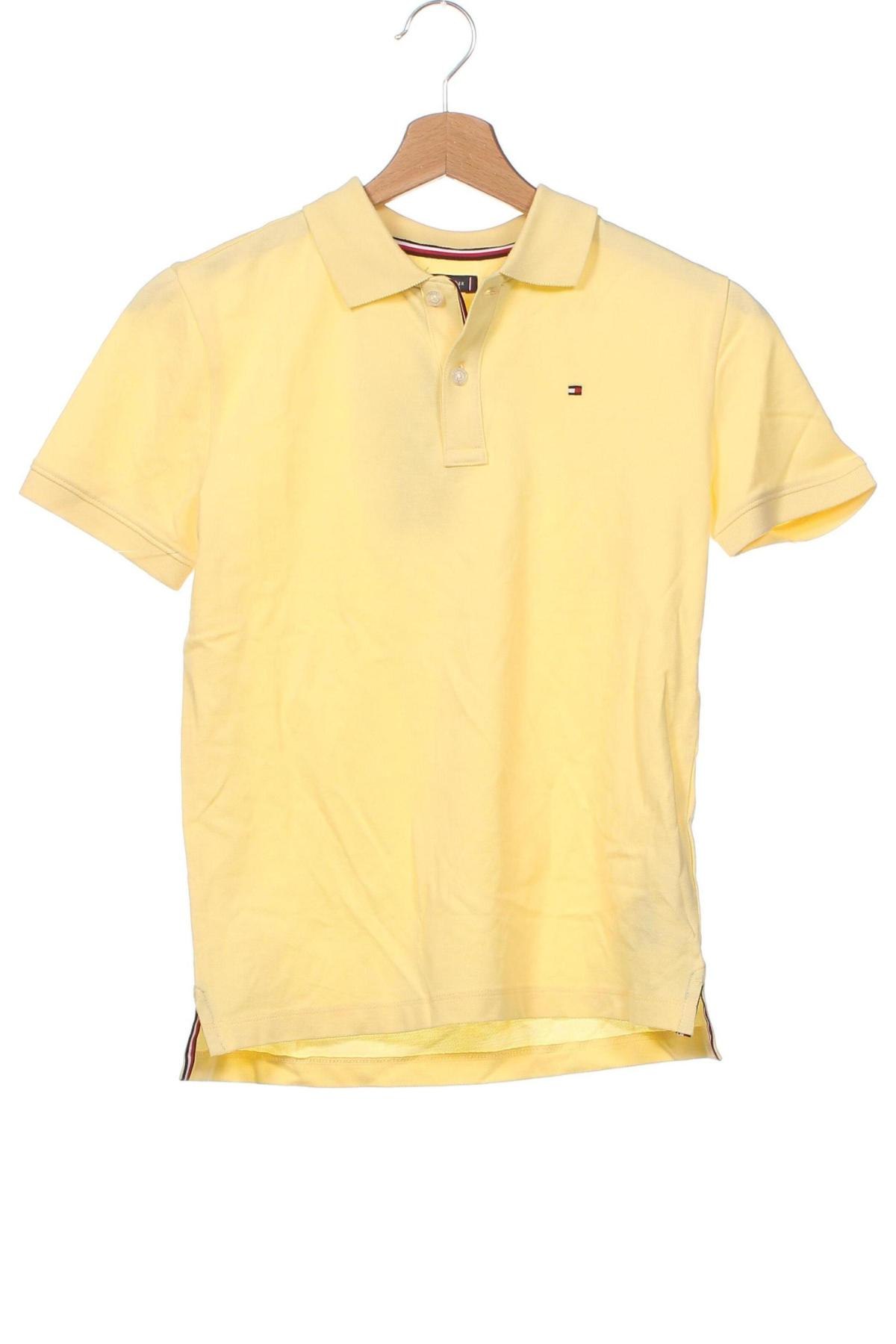 Детска тениска Tommy Hilfiger, Размер 11-12y/ 152-158 см, Цвят Жълт, Цена 76,00 лв.