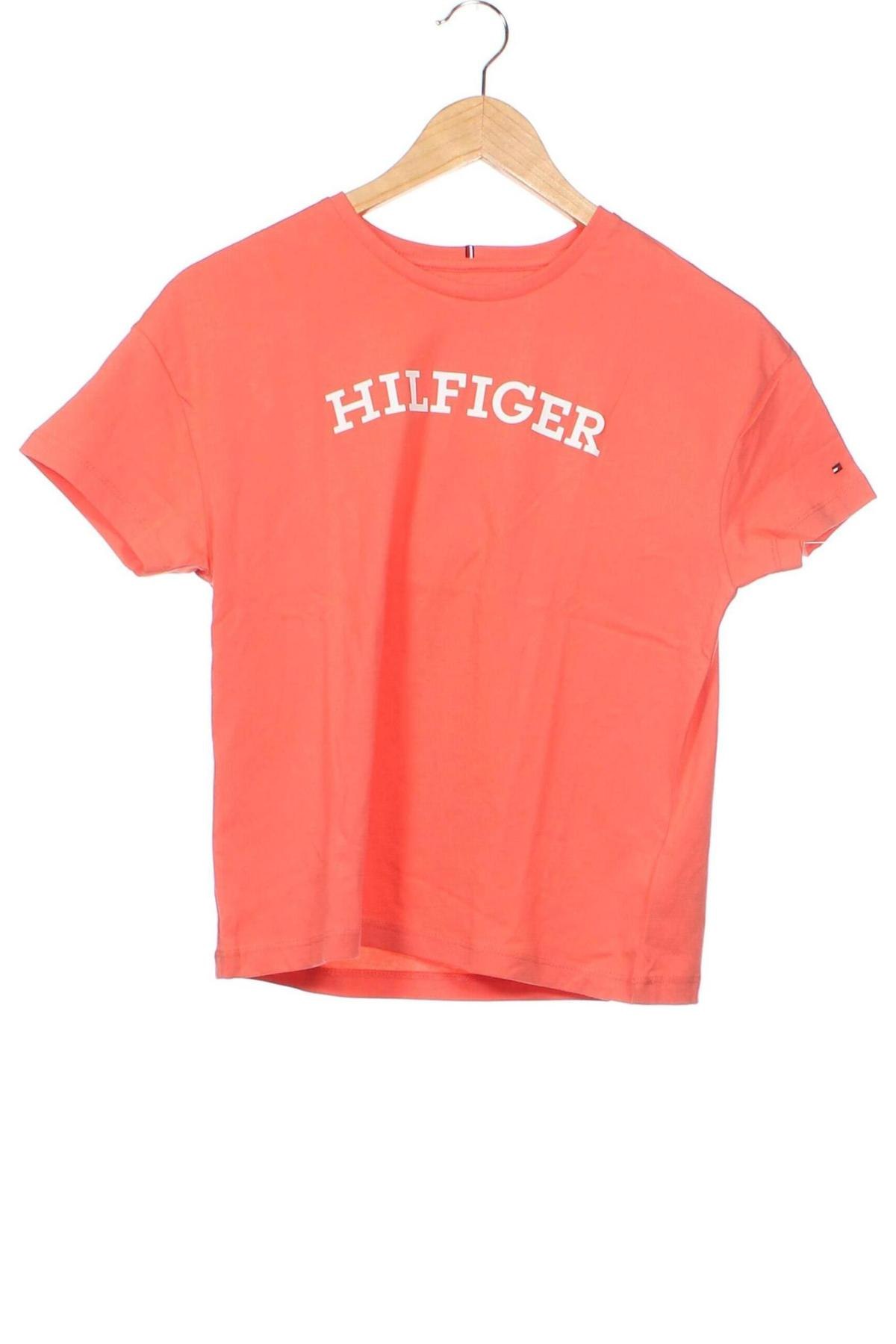 Tricou pentru copii Tommy Hilfiger, Mărime 15-18y/ 170-176 cm, Culoare Portocaliu, Preț 157,89 Lei
