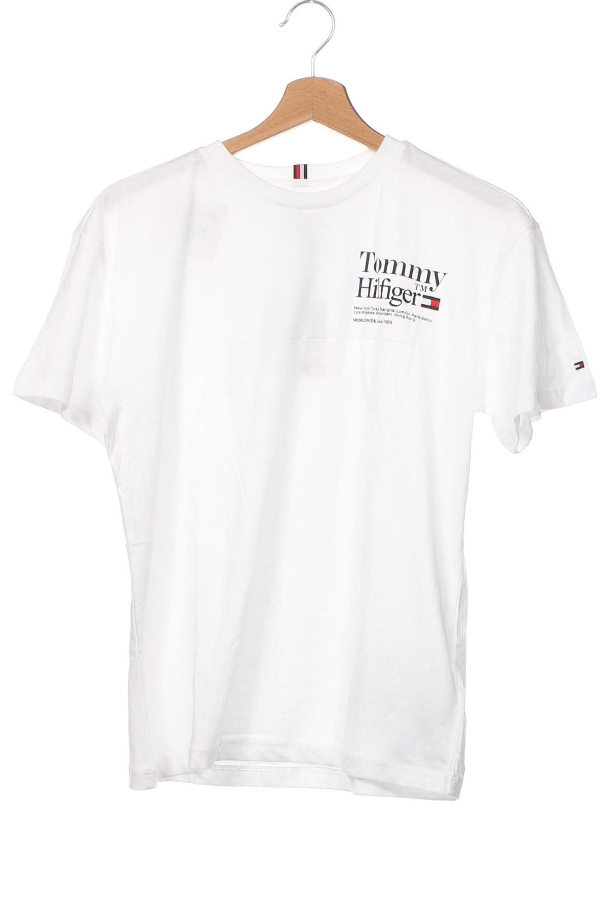 Kinder T-Shirt Tommy Hilfiger, Größe 13-14y/ 164-168 cm, Farbe Weiß, Preis 20,04 €