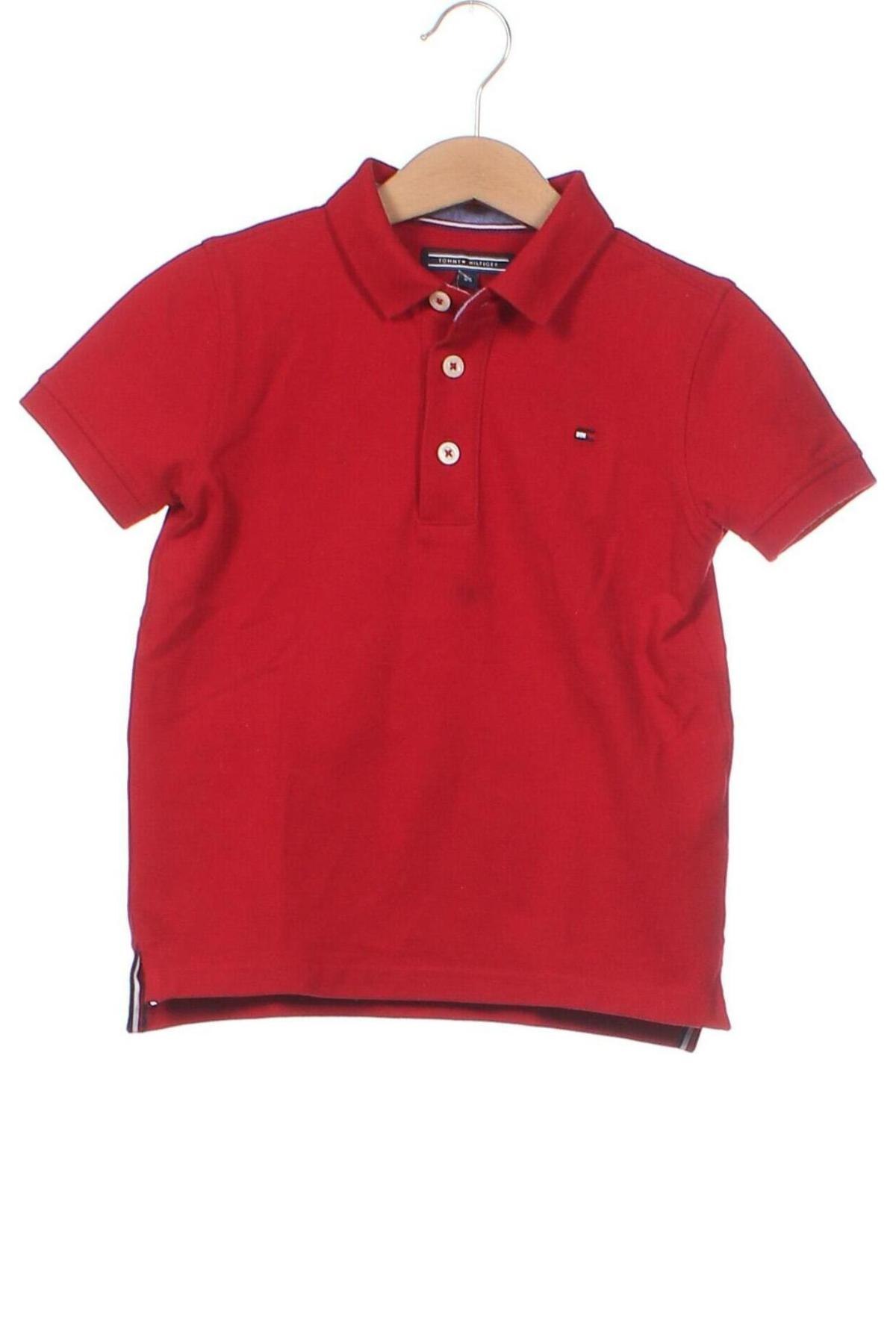 Kinder T-Shirt Tommy Hilfiger, Größe 3-4y/ 104-110 cm, Farbe Rot, Preis 52,89 €