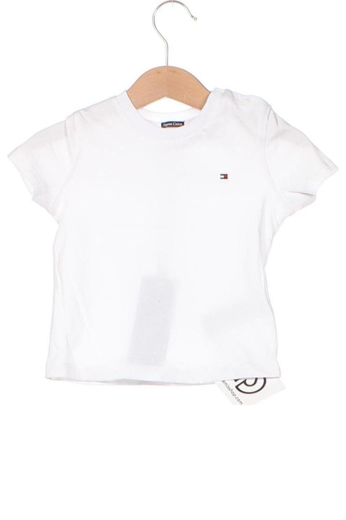 Kinder T-Shirt Tommy Hilfiger, Größe 6-9m/ 68-74 cm, Farbe Weiß, Preis 20,04 €
