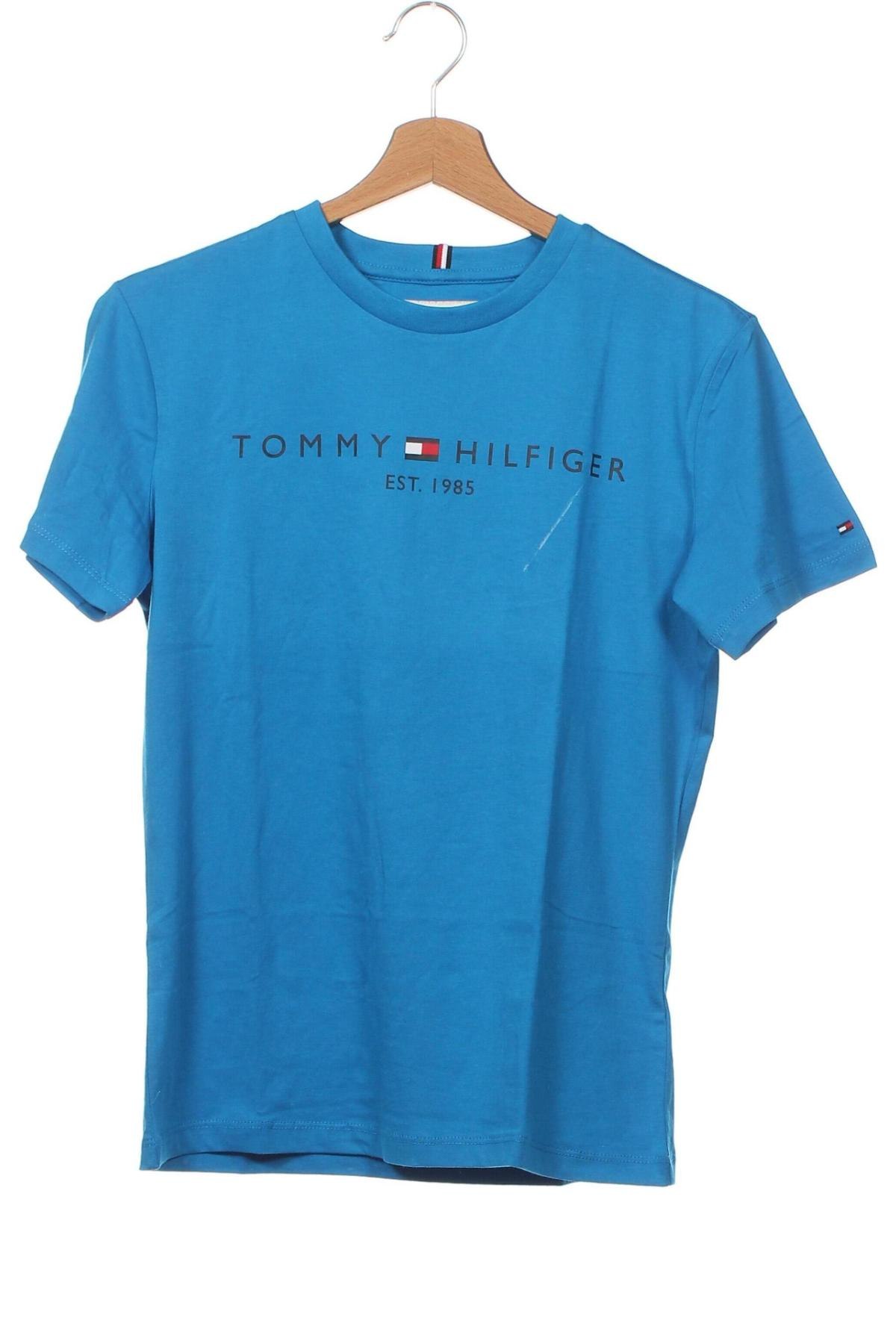 Tricou pentru copii Tommy Hilfiger, Mărime 13-14y/ 164-168 cm, Culoare Albastru, Preț 157,89 Lei