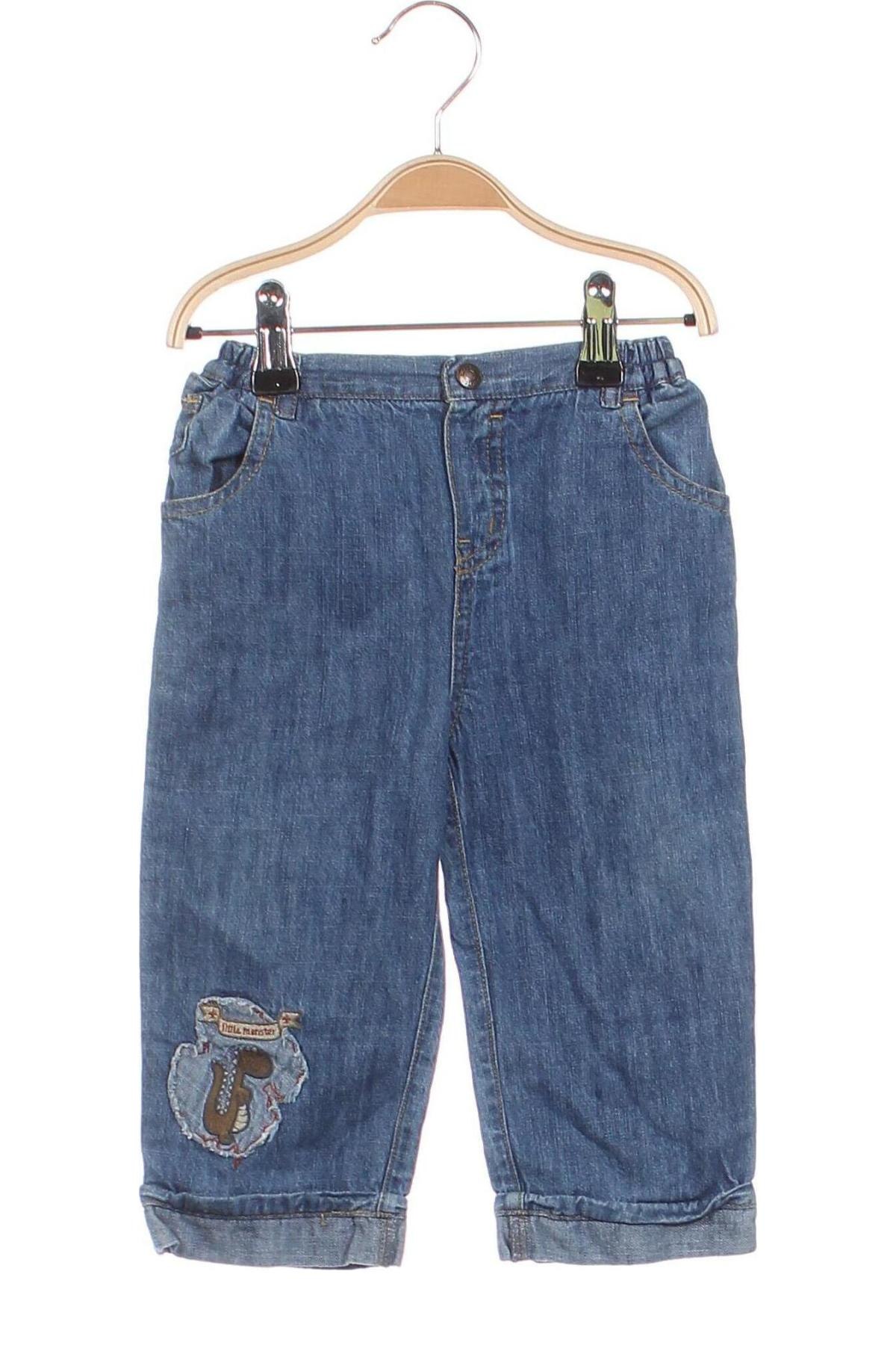 Dětské džíny  Cherokee, Velikost 9-12m/ 74-80 cm, Barva Modrá, Cena  66,00 Kč