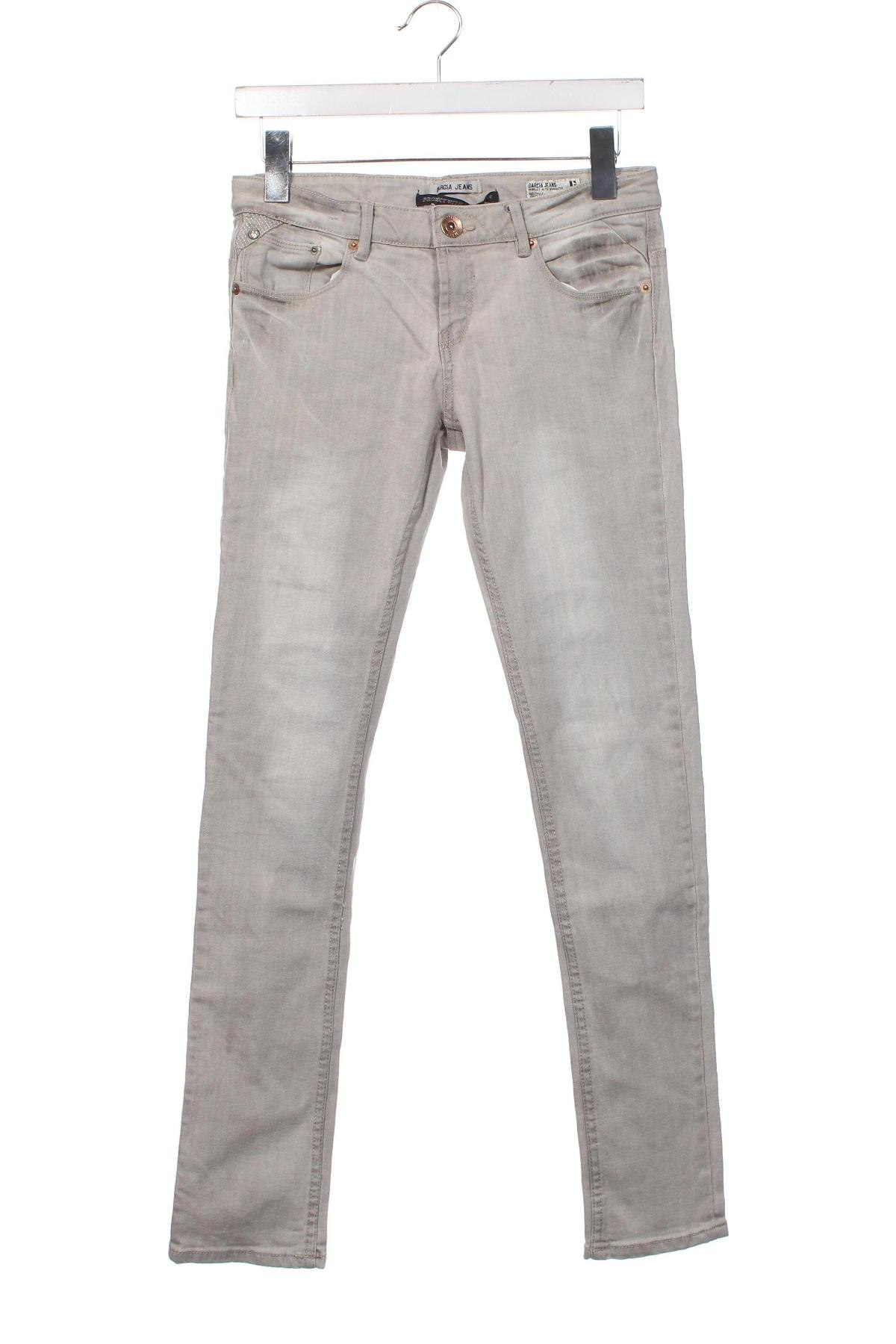 Blugi pentru copii Garcia Jeans, Mărime 12-13y/ 158-164 cm, Culoare Gri, Preț 16,98 Lei