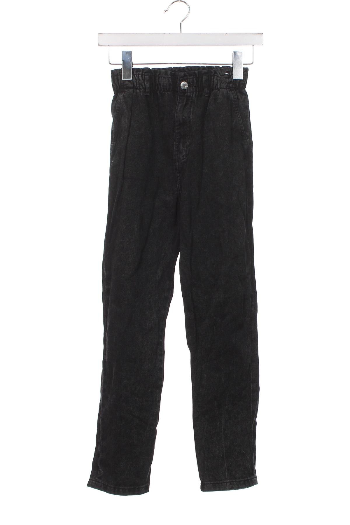 Dziecięce jeansy H&M, Rozmiar 11-12y/ 152-158 cm, Kolor Czarny, Cena 30,61 zł