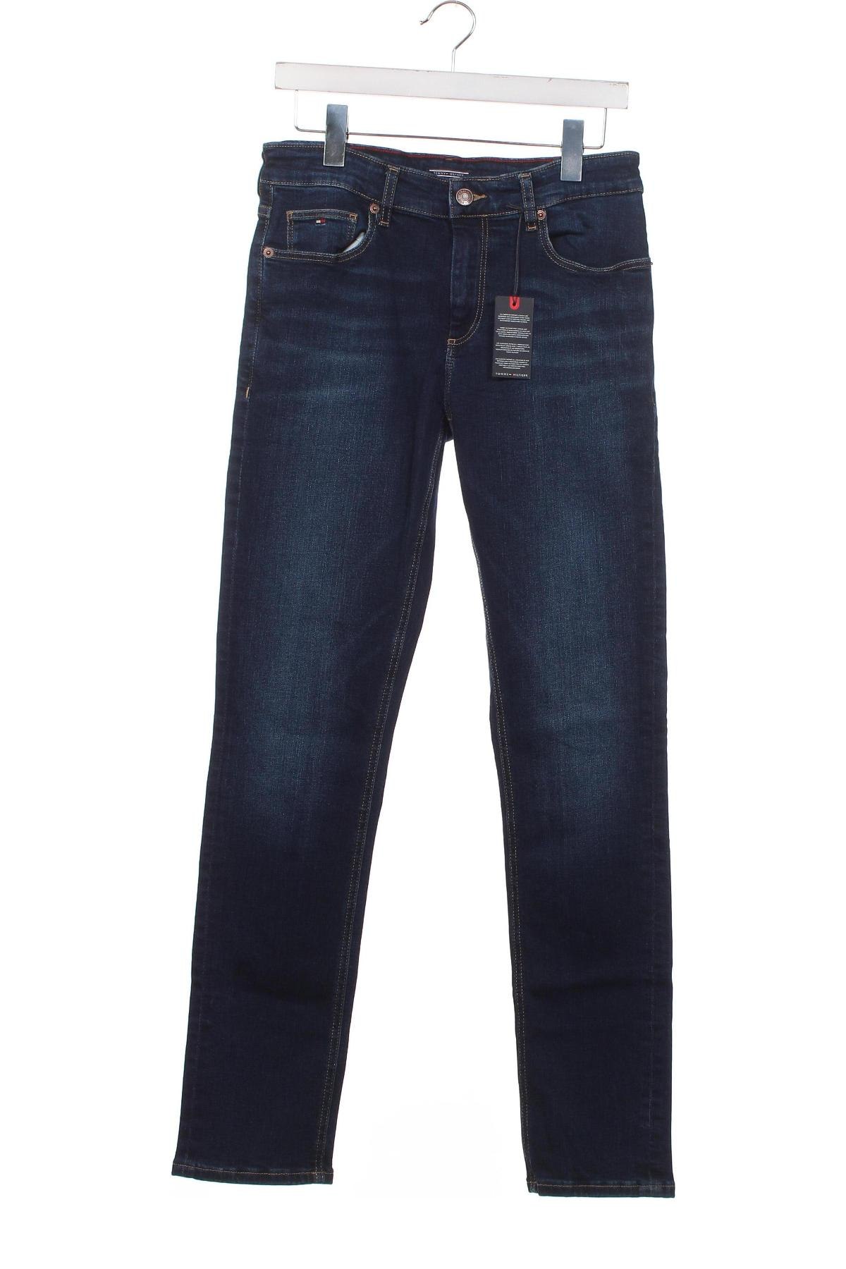 Dziecięce jeansy Tommy Hilfiger, Rozmiar 15-18y/ 170-176 cm, Kolor Niebieski, Cena 377,43 zł
