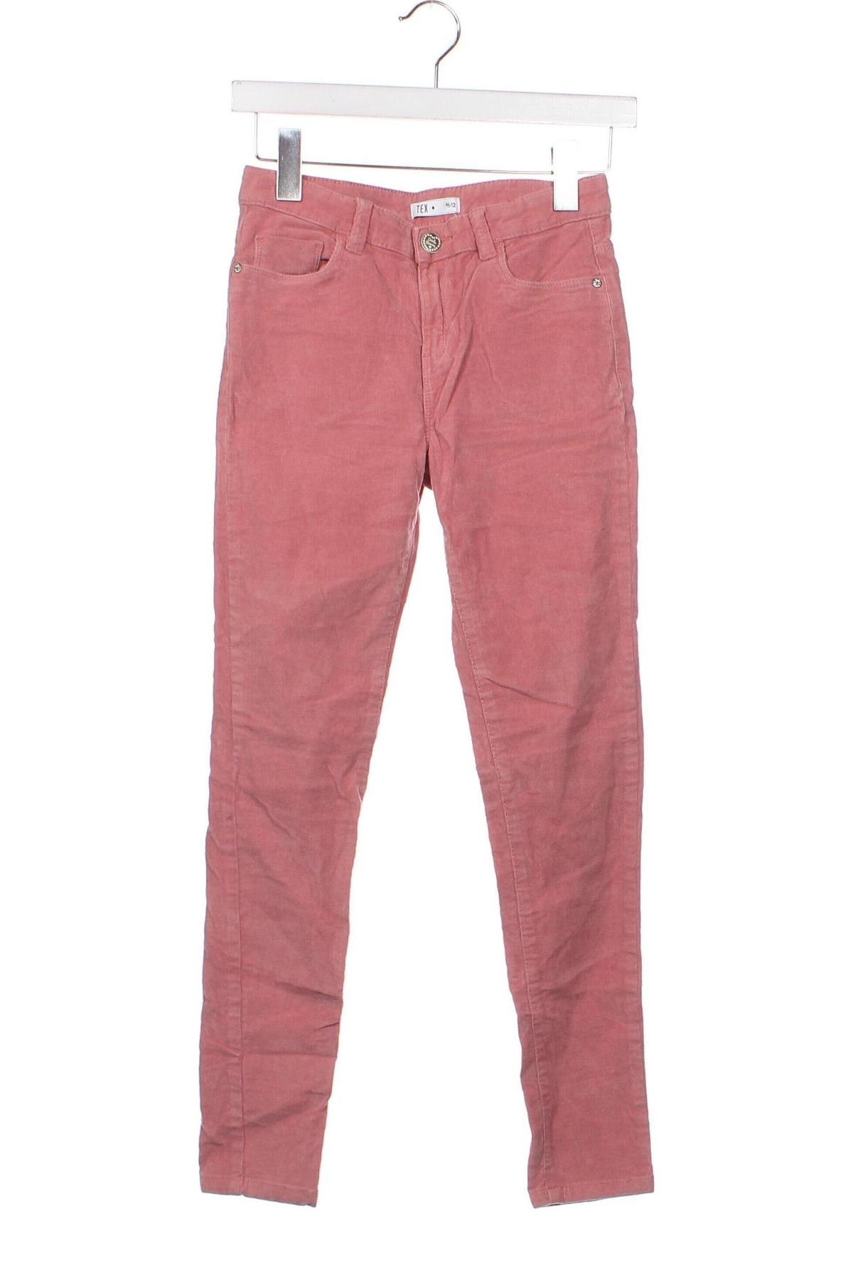 Pantaloni de catifea reiată, pentru copii Tex, Mărime 11-12y/ 152-158 cm, Culoare Roz, Preț 25,26 Lei