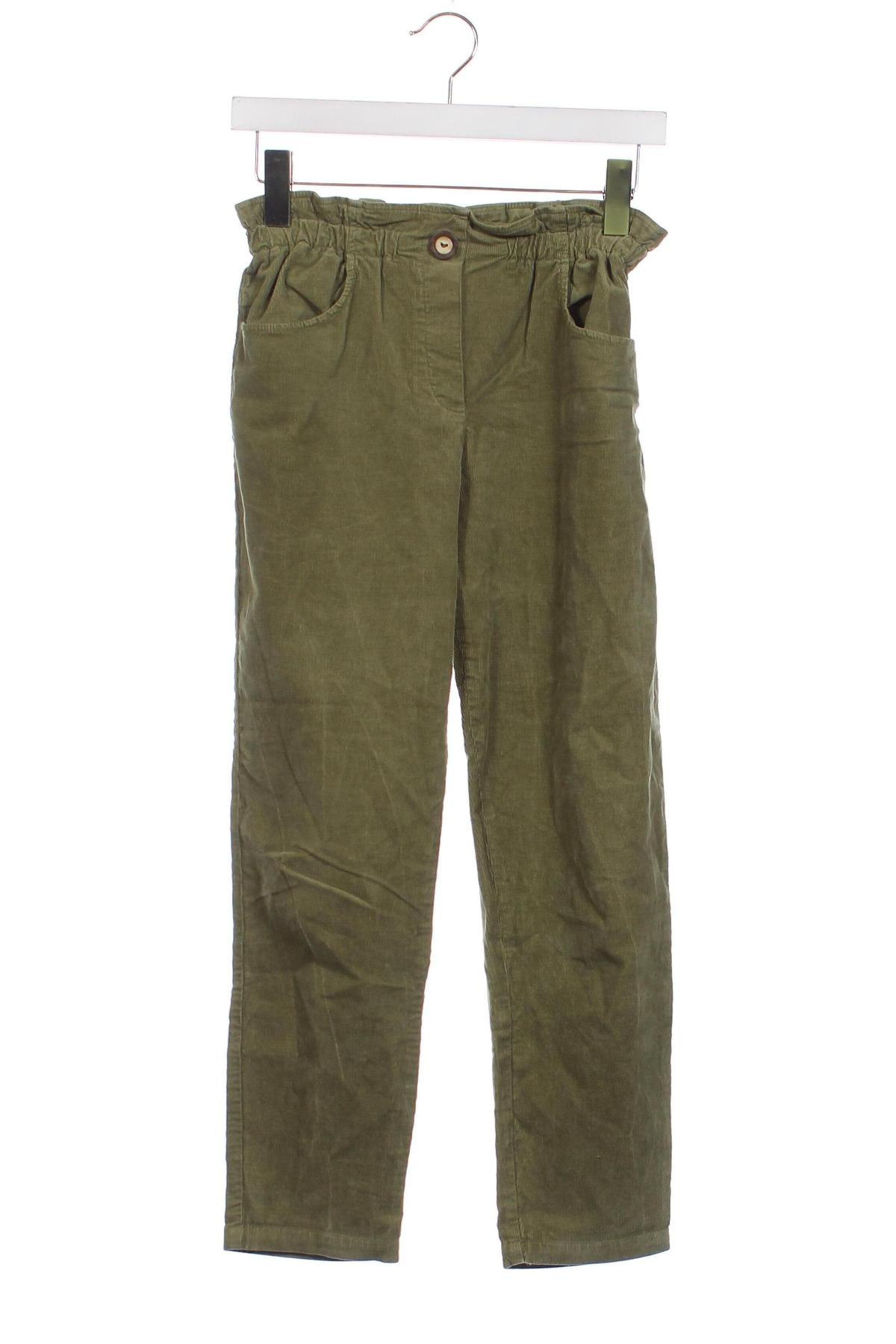 Παιδικό κοτλέ παντελόνι Zara, Μέγεθος 13-14y/ 164-168 εκ., Χρώμα Πράσινο, Τιμή 4,23 €