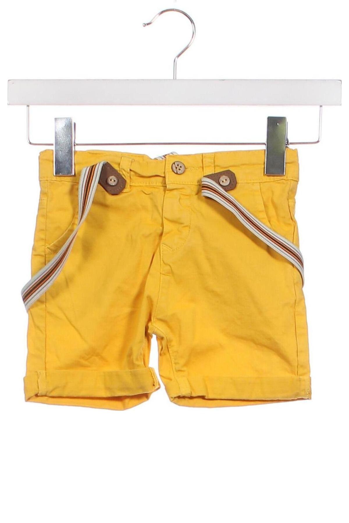 Pantaloni scurți pentru copii, Mărime 18-24m/ 86-98 cm, Culoare Galben, Preț 63,78 Lei