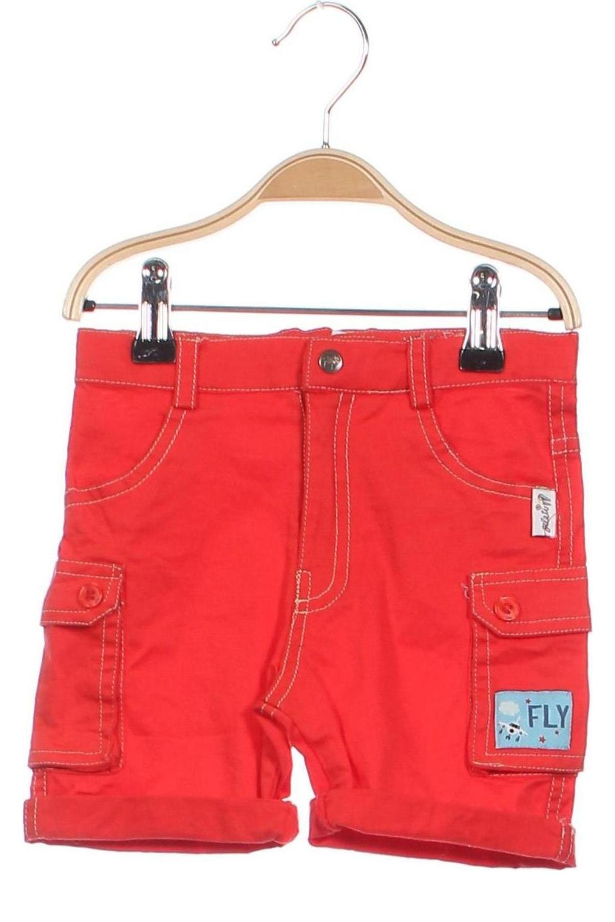Detské krátke nohavice , Veľkosť 6-9m/ 68-74 cm, Farba Červená, Cena  5,08 €