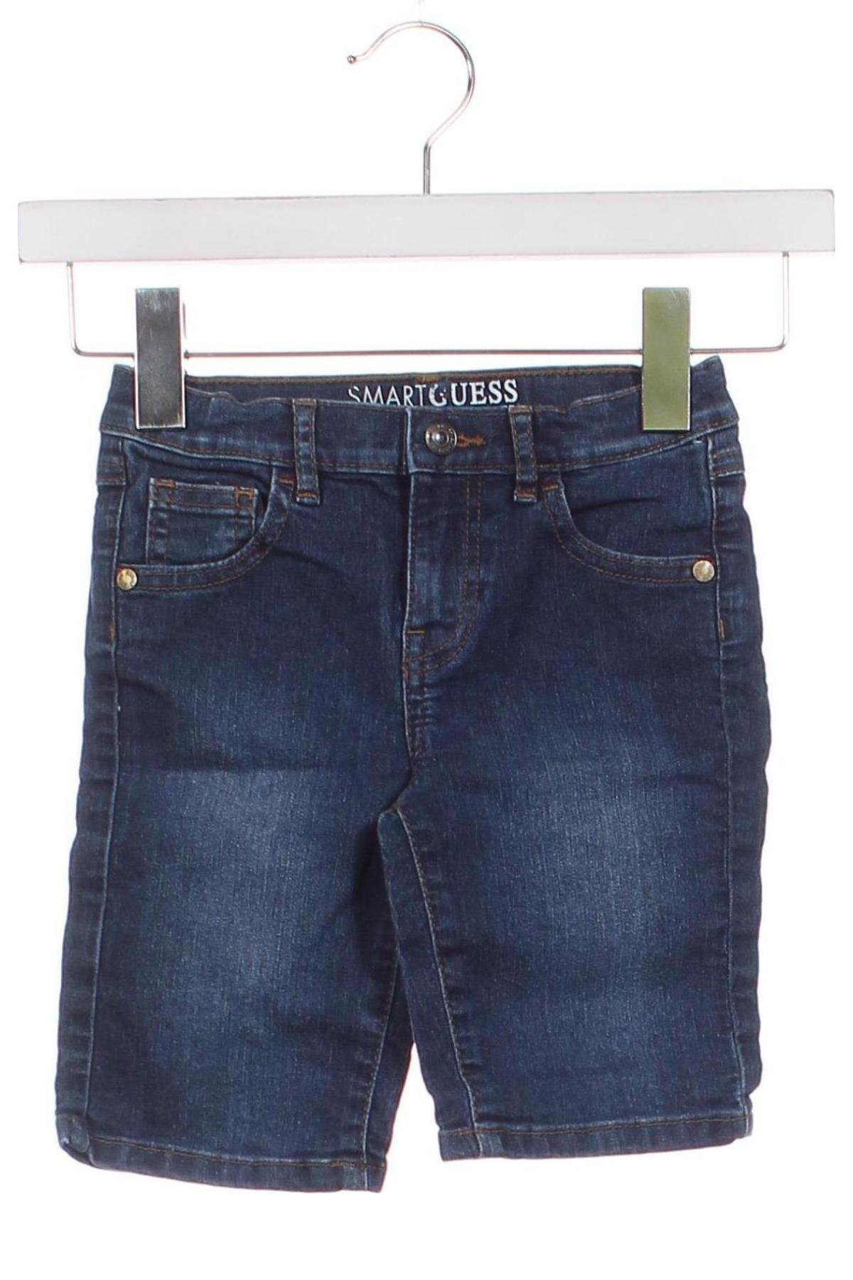Pantaloni scurți pentru copii Guess, Mărime 5-6y/ 116-122 cm, Culoare Albastru, Preț 117,35 Lei