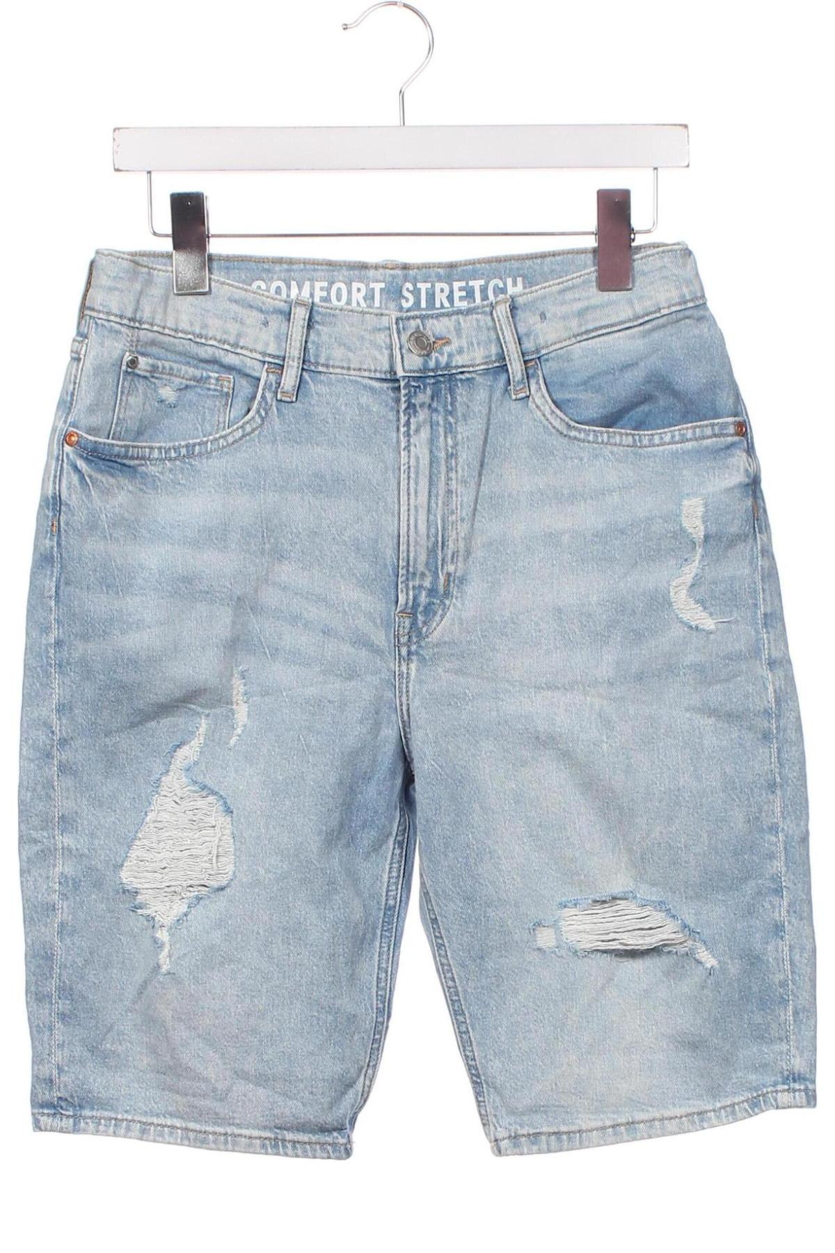Pantaloni scurți pentru copii H&M, Mărime 14-15y/ 168-170 cm, Culoare Albastru, Preț 82,24 Lei