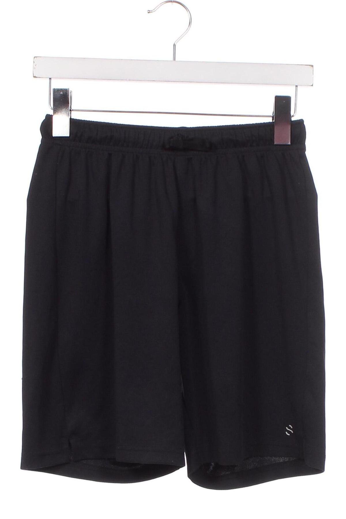 Детски къс панталон H&M Sport, Размер 12-13y/ 158-164 см, Цвят Черен, Цена 23,00 лв.