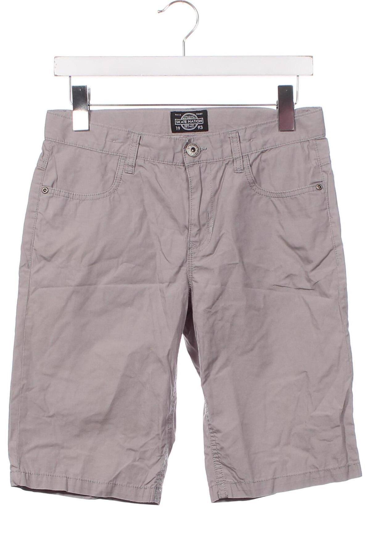 Pantaloni scurți pentru copii Here+There, Mărime 11-12y/ 152-158 cm, Culoare Gri, Preț 75,66 Lei