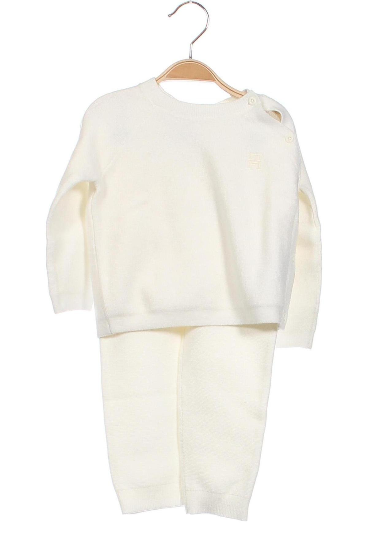 Детски комплект Tommy Hilfiger, Размер 12-18m/ 80-86 см, Цвят Бял, Цена 149,00 лв.