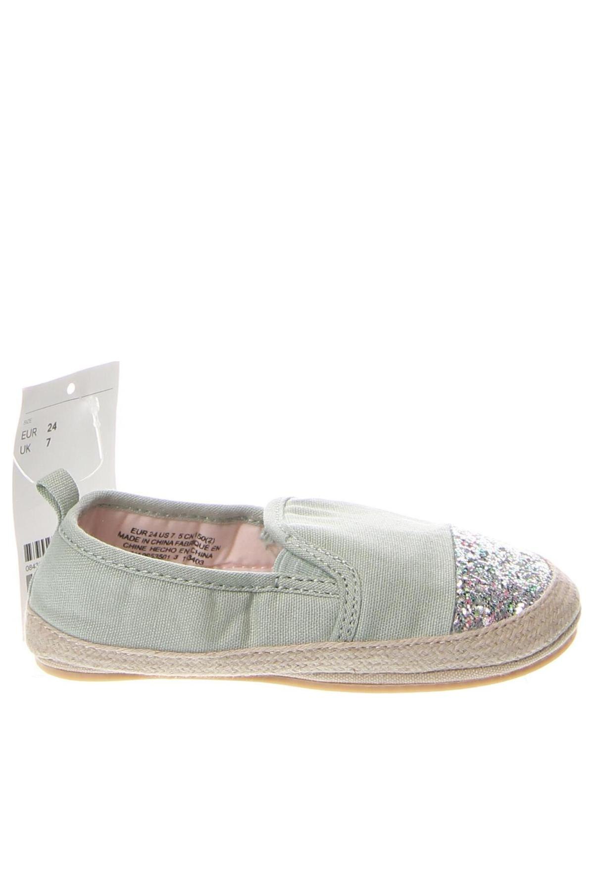 Παιδικά παπούτσια H&M, Μέγεθος 24, Χρώμα Πράσινο, Τιμή 18,56 €