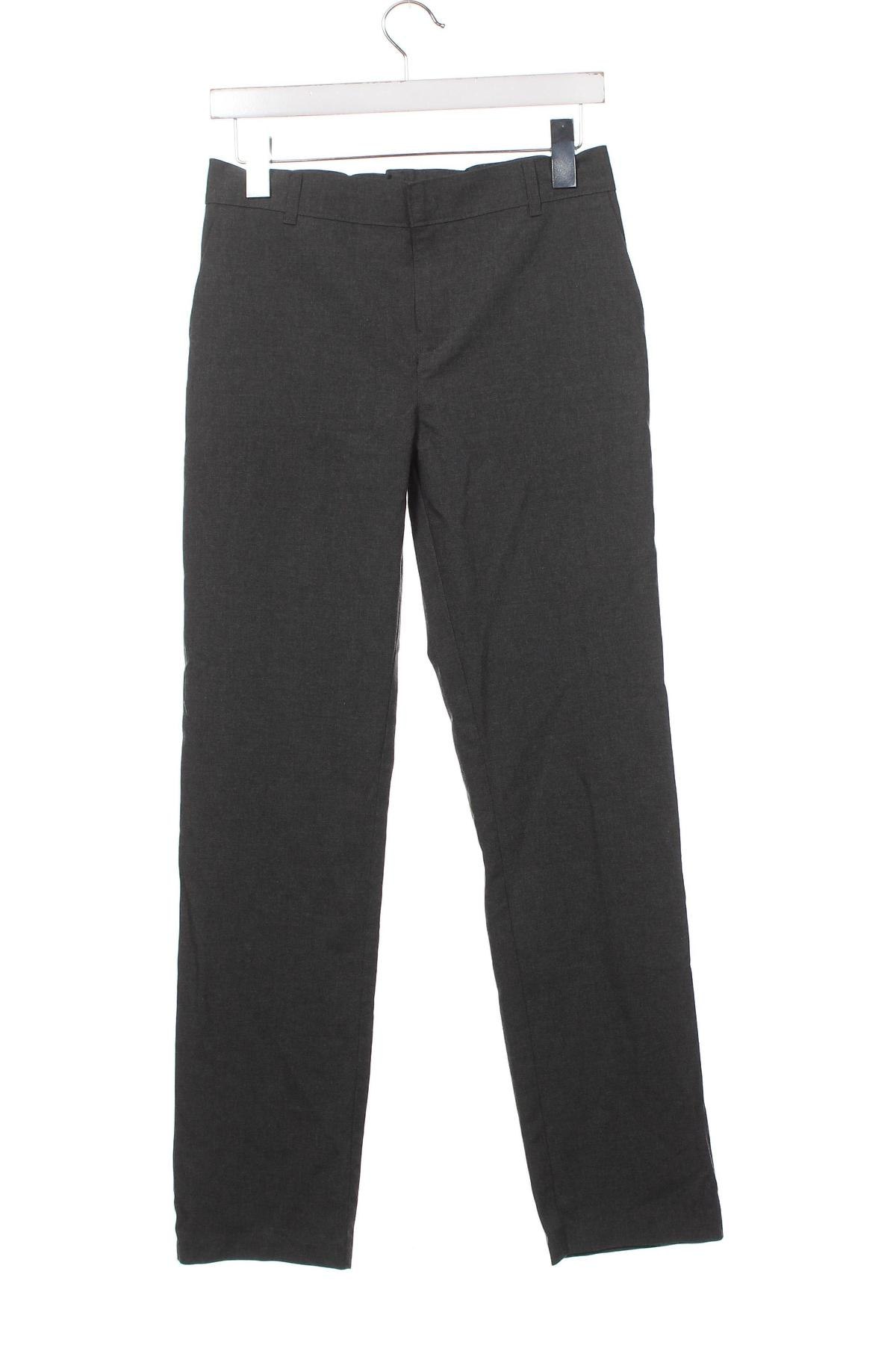 Pantaloni pentru copii Marks & Spencer, Mărime 13-14y/ 164-168 cm, Culoare Gri, Preț 39,42 Lei