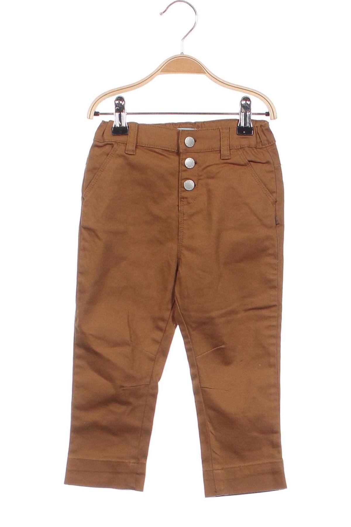 Pantaloni pentru copii Obaibi, Mărime 18-24m/ 86-98 cm, Culoare Maro, Preț 31,22 Lei