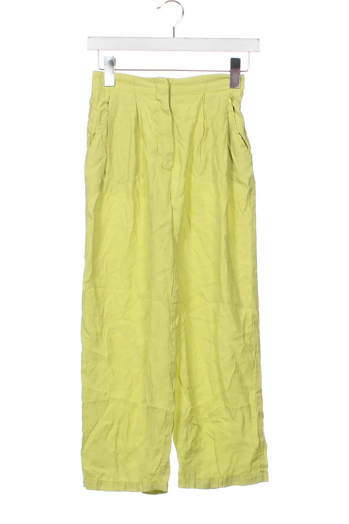 Детски панталон Zara, Размер 11-12y/ 152-158 см, Цвят Зелен, Цена 26,00 лв.