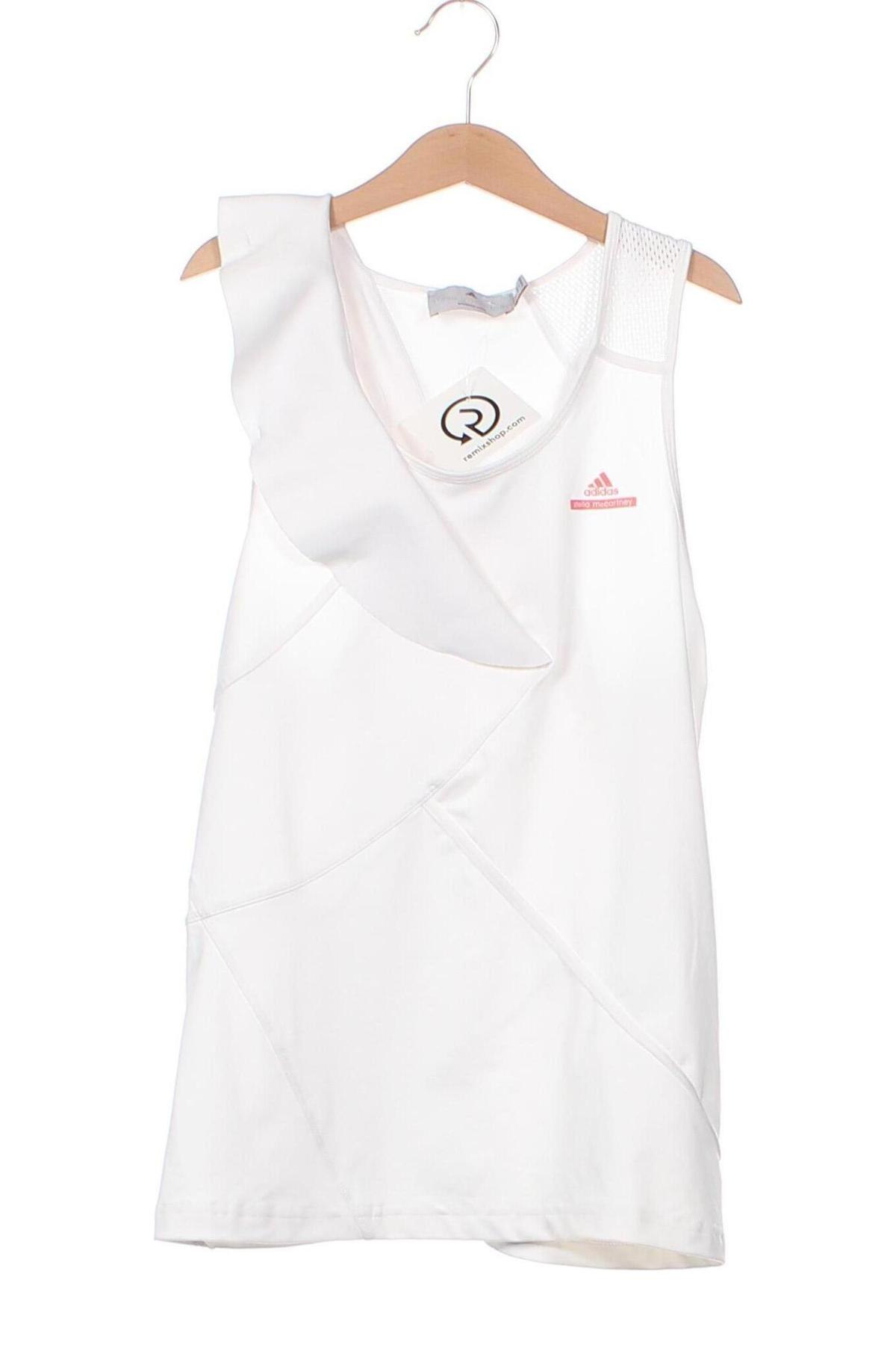 Μπλουζάκι αμάνικο παιδικό Adidas By Stella McCartney, Μέγεθος 12-13y/ 158-164 εκ., Χρώμα Λευκό, Τιμή 23,40 €