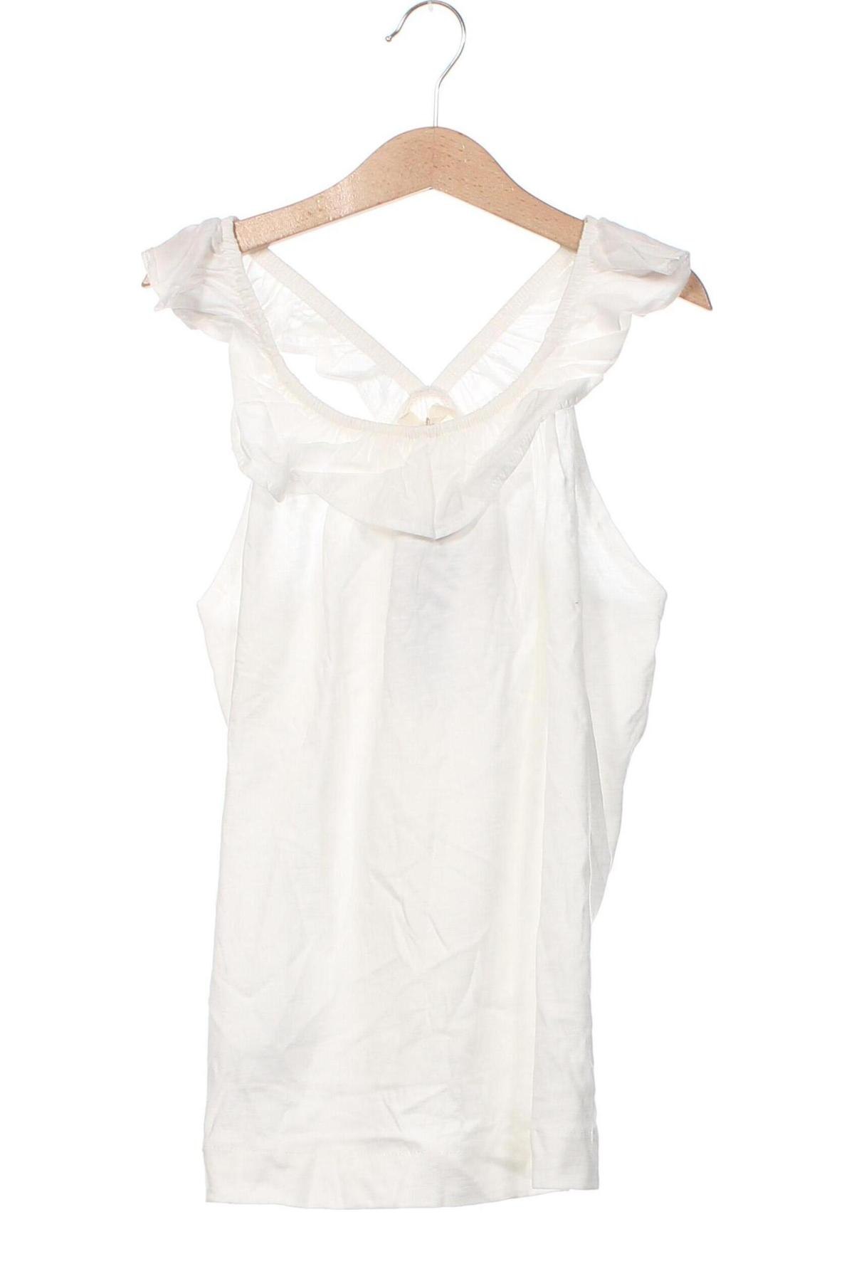 Μπλουζάκι αμάνικο παιδικό Mango, Μέγεθος 8-9y/ 134-140 εκ., Χρώμα Λευκό, Τιμή 7,70 €