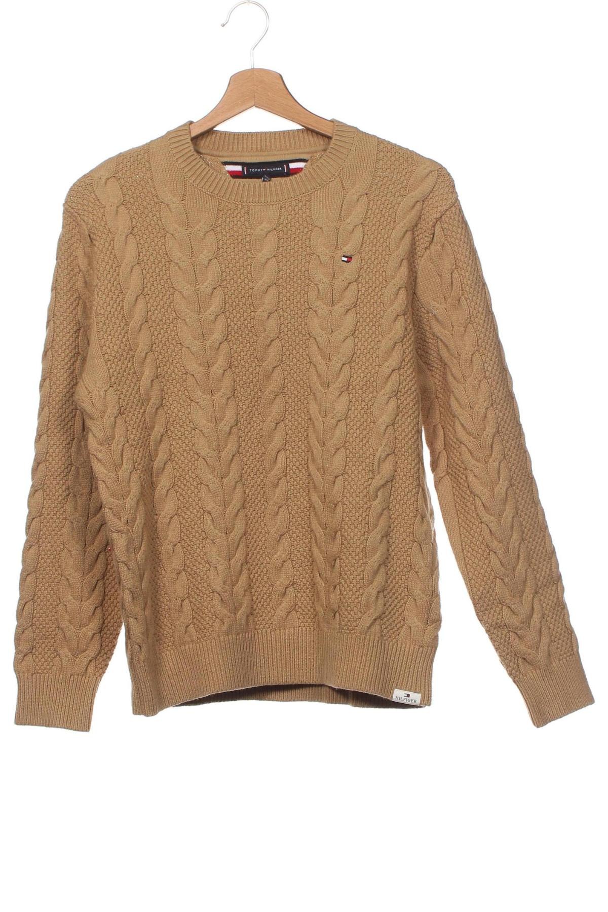 Kinderpullover Tommy Hilfiger, Größe 13-14y/ 164-168 cm, Farbe Beige, Preis 82,11 €