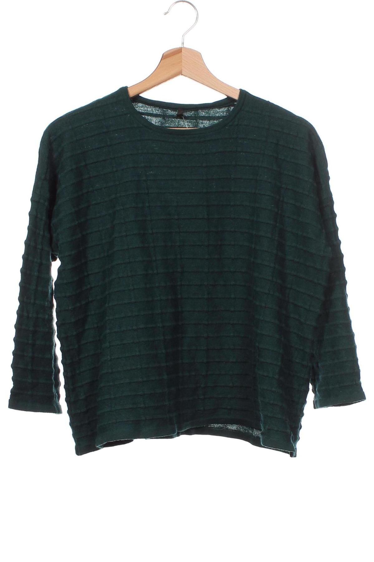 Детски пуловер United Colors Of Benetton, Размер 8-9y/ 134-140 см, Цвят Зелен, Цена 7,92 лв.
