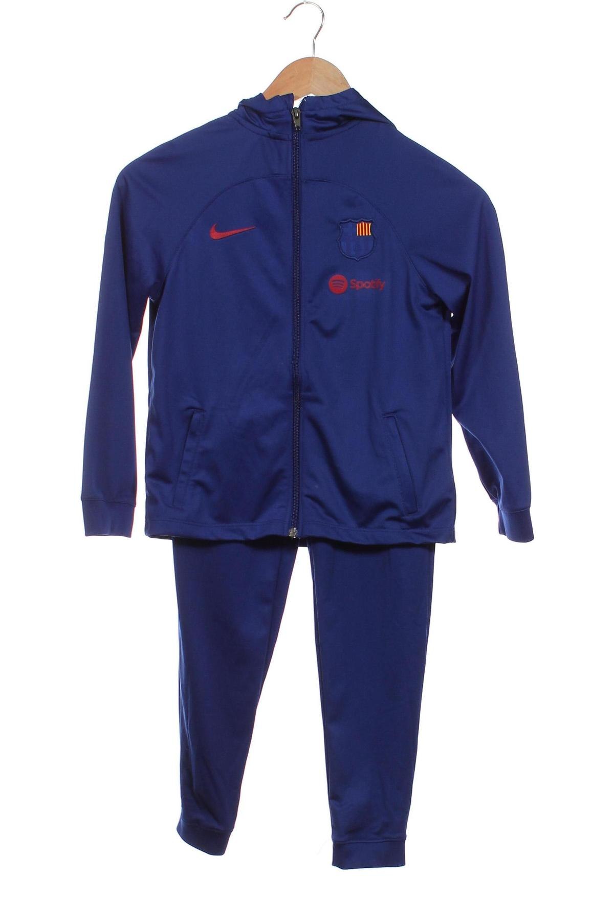 Kinder Trainingsanzug Nike, Größe 6-7y/ 122-128 cm, Farbe Blau, Preis 62,89 €