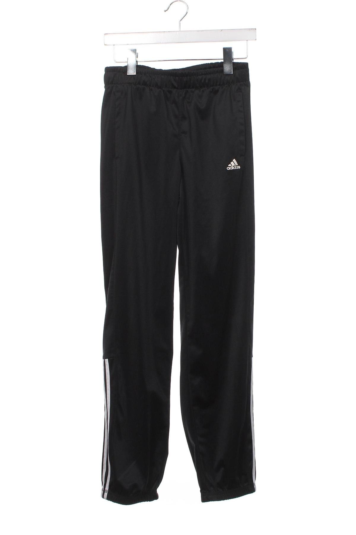 Детско спортно долнище Adidas, Размер 12-13y/ 158-164 см, Цвят Черен, Цена 32,00 лв.