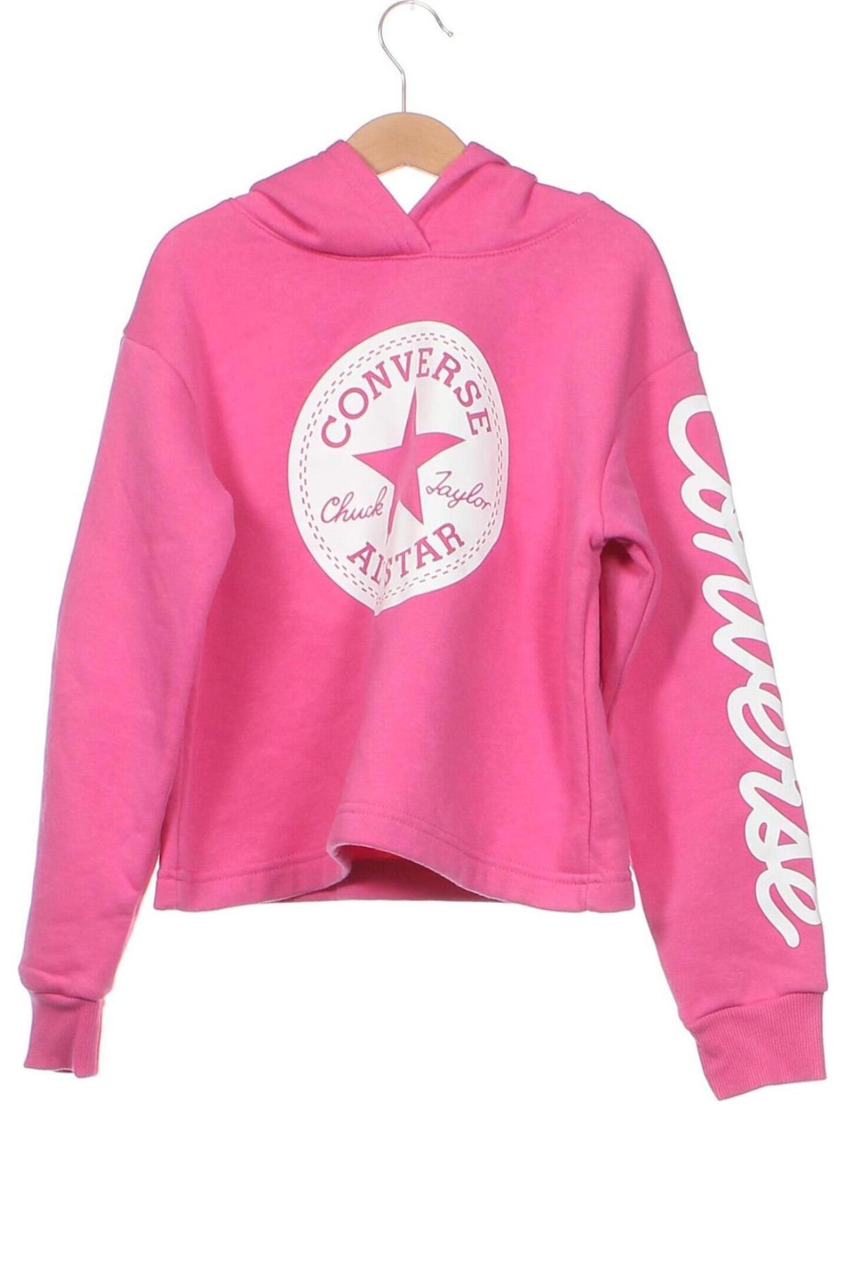 Gyerek sweatshirt Converse, Méret 7-8y / 128-134 cm, Szín Rózsaszín, Ár 19 623 Ft