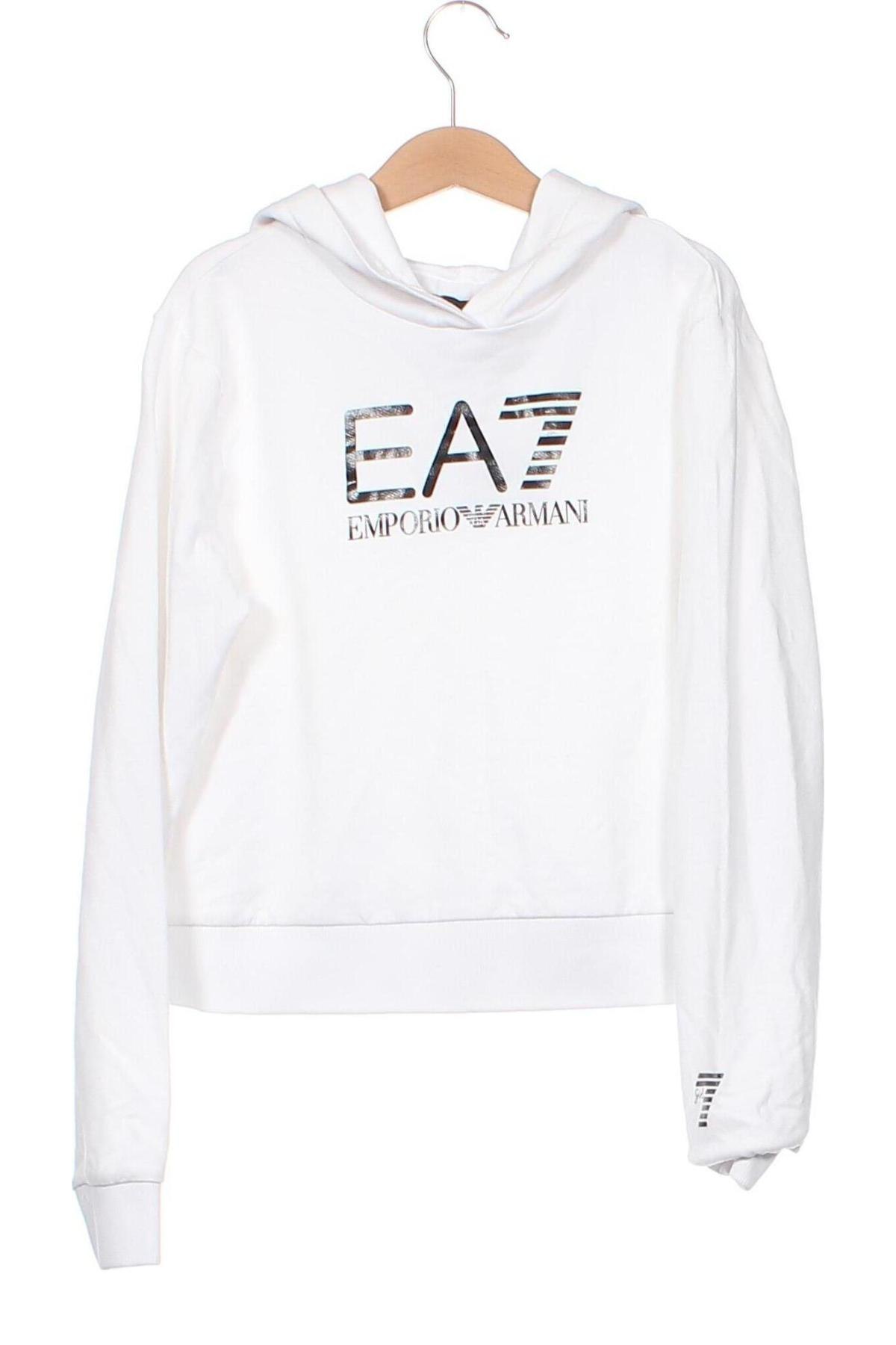 Kinder Sweatshirts Emporio Armani, Größe 10-11y/ 146-152 cm, Farbe Weiß, Preis 76,73 €