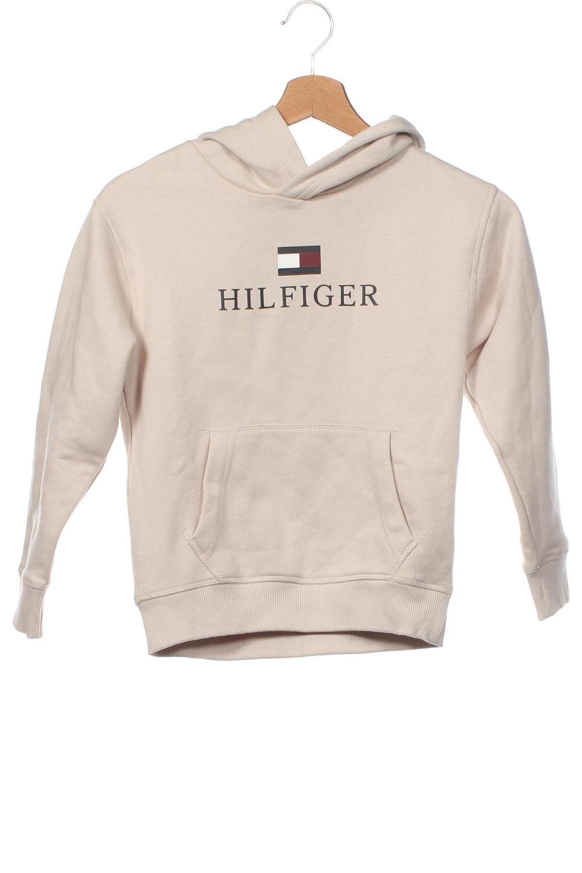 Kinder Sweatshirts Tommy Hilfiger, Größe 7-8y/ 128-134 cm, Farbe Beige, Preis 64,72 €