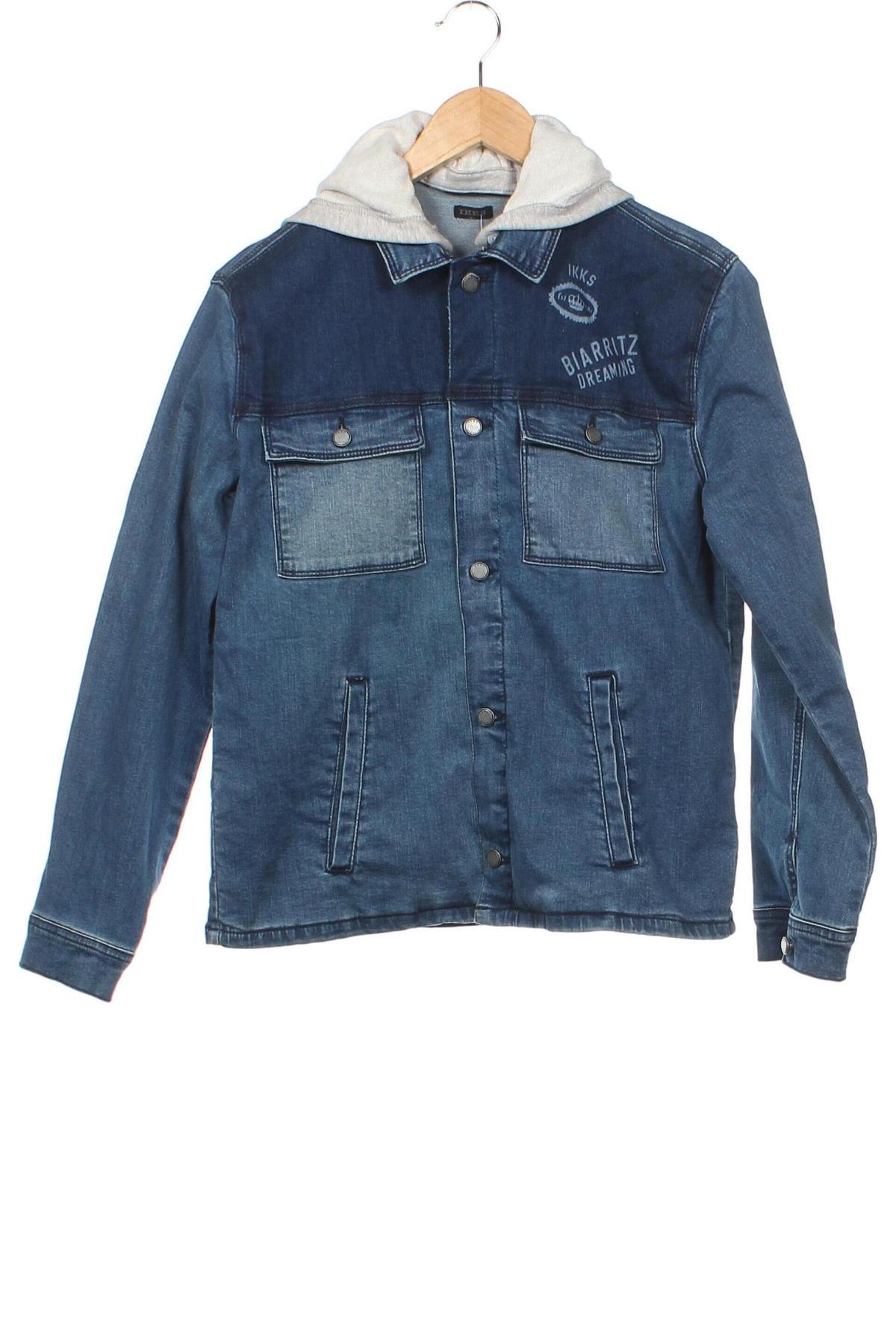 Detská džínsová bunda  IKKS, Veľkosť 12-13y/ 158-164 cm, Farba Modrá, Cena  112,37 €