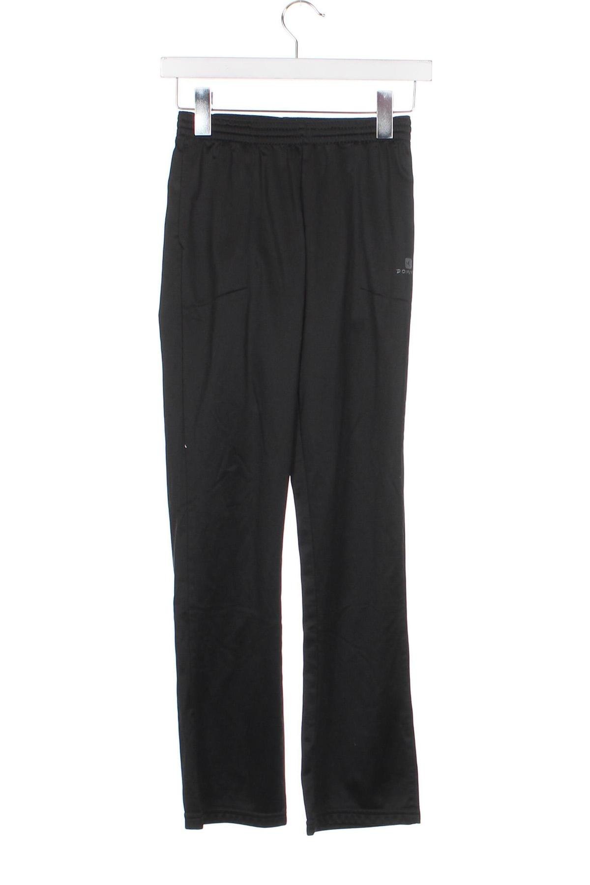 Pantaloni de trening, pentru copii Domyos, Mărime 11-12y/ 152-158 cm, Culoare Negru, Preț 78,95 Lei