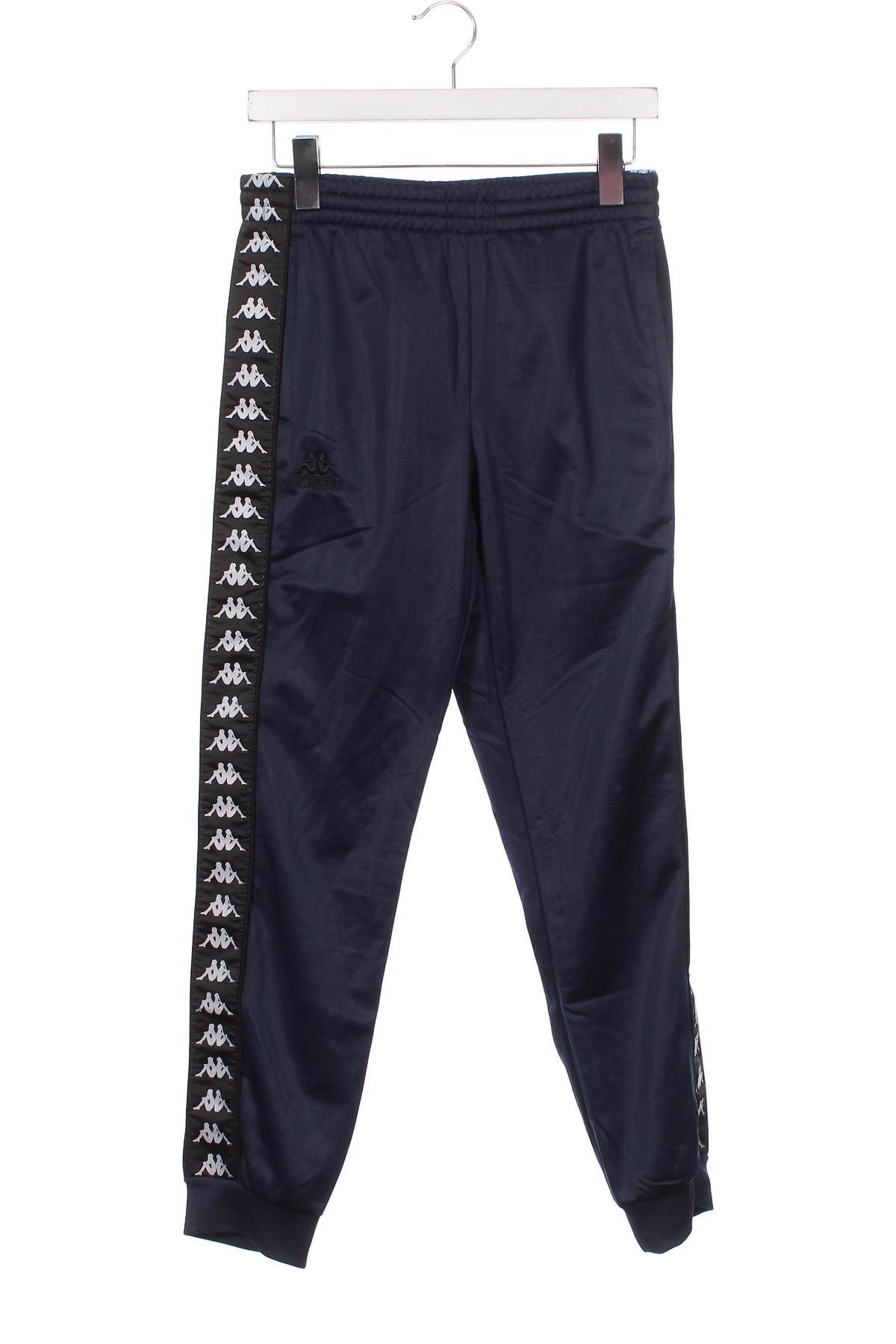 Pantaloni de trening, pentru copii Kappa, Mărime 12-13y/ 158-164 cm, Culoare Albastru, Preț 110,53 Lei