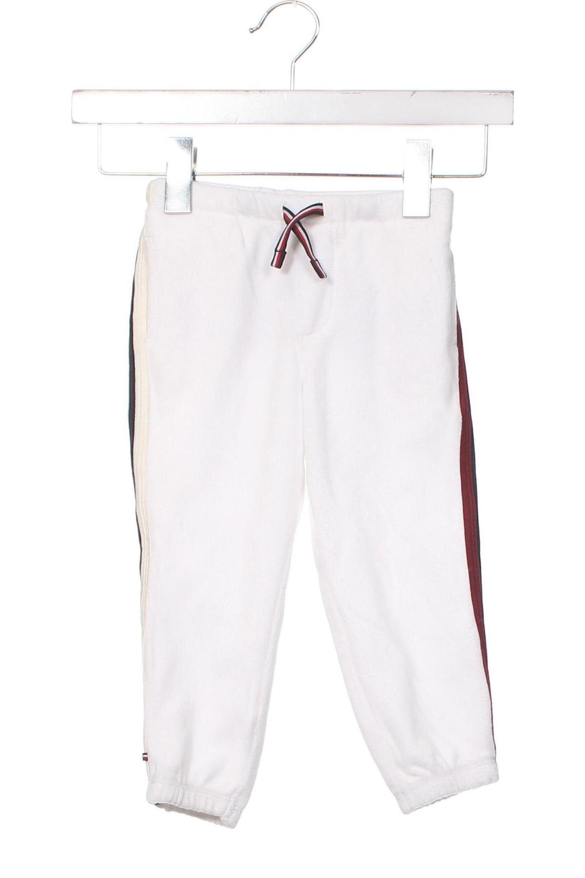 Dziecięce spodnie sportowe Tommy Hilfiger, Rozmiar 12-18m/ 80-86 cm, Kolor Biały, Cena 121,96 zł