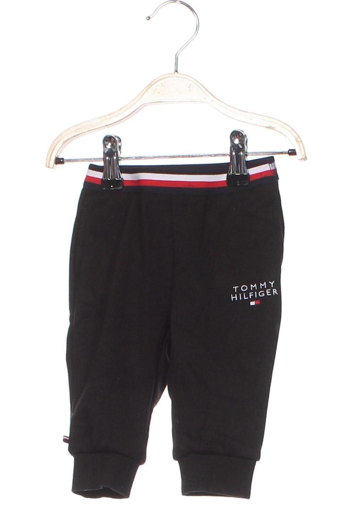 Pantaloni de trening, pentru copii Tommy Hilfiger, Mărime 2-3m/ 56-62 cm, Culoare Negru, Preț 75,79 Lei