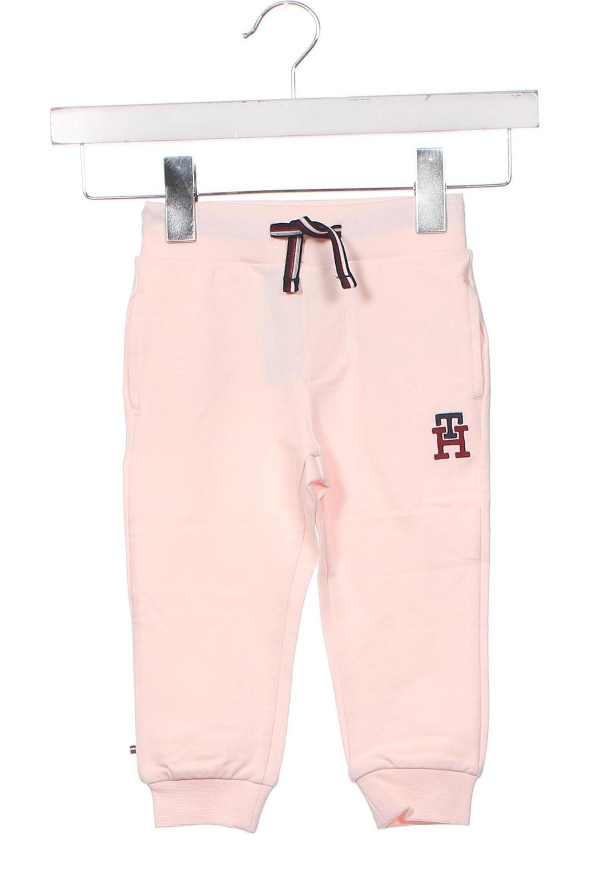 Kinder Sporthose Tommy Hilfiger, Größe 9-12m/ 74-80 cm, Farbe Rosa, Preis 58,45 €