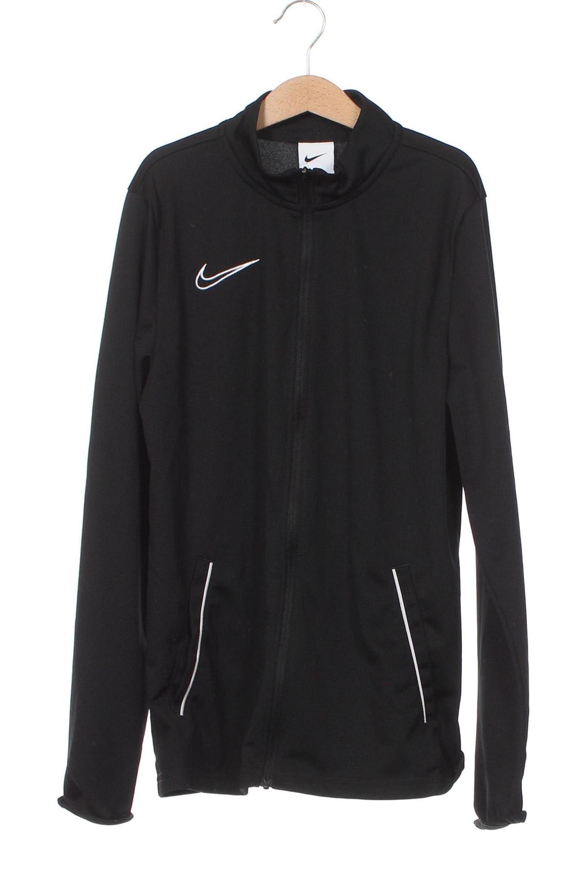Детско спортно горнище Nike, Размер 13-14y/ 164-168 см, Цвят Черен, Цена 44,00 лв.