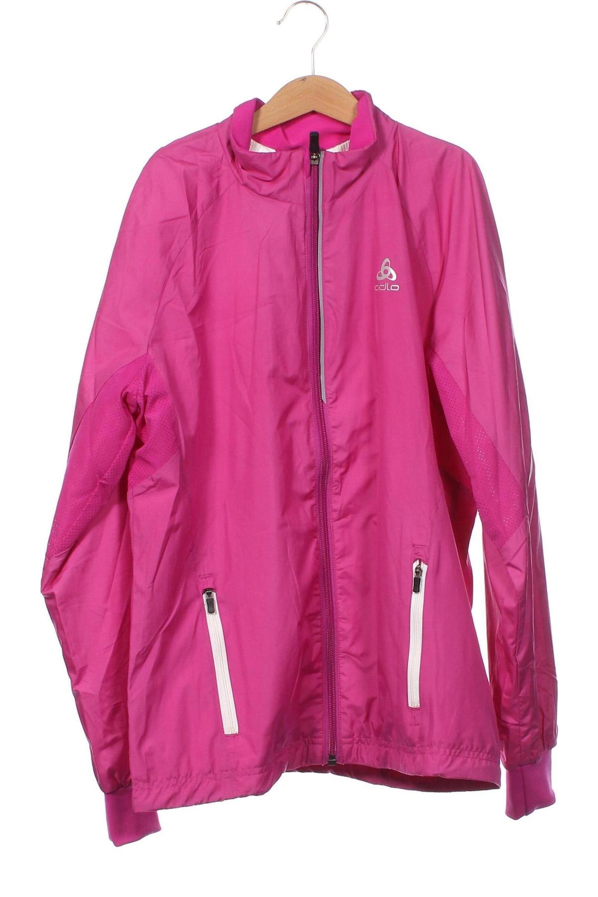 Kinder Sportjacke Odlo, Größe 10-11y/ 146-152 cm, Farbe Rosa, Preis 9,97 €