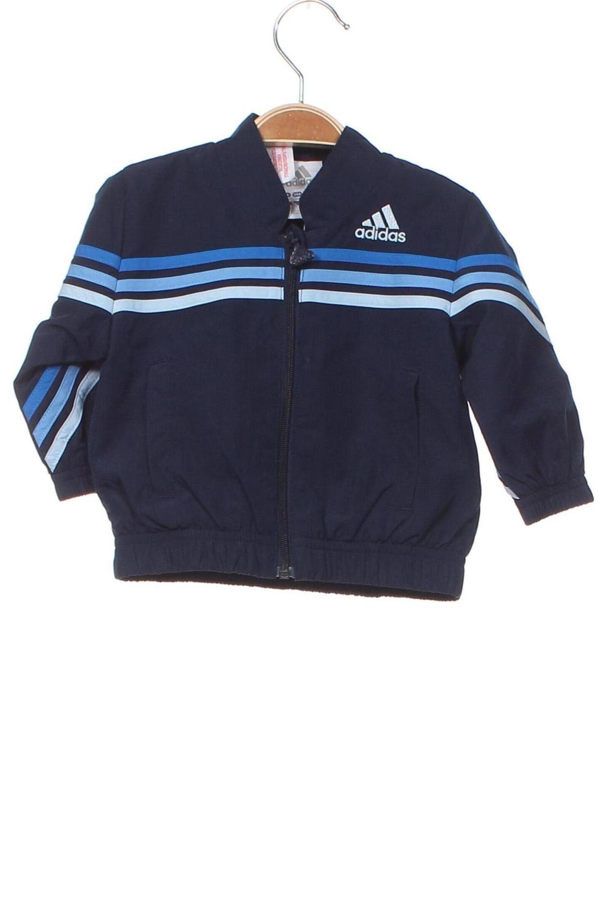 Детско яке Adidas, Размер 2-3m/ 56-62 см, Цвят Син, Цена 72,60 лв.