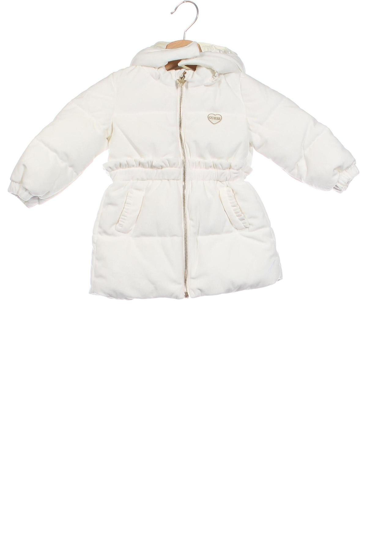 Παιδικό μπουφάν Guess, Μέγεθος 9-12m/ 74-80 εκ., Χρώμα Λευκό, Τιμή 122,65 €