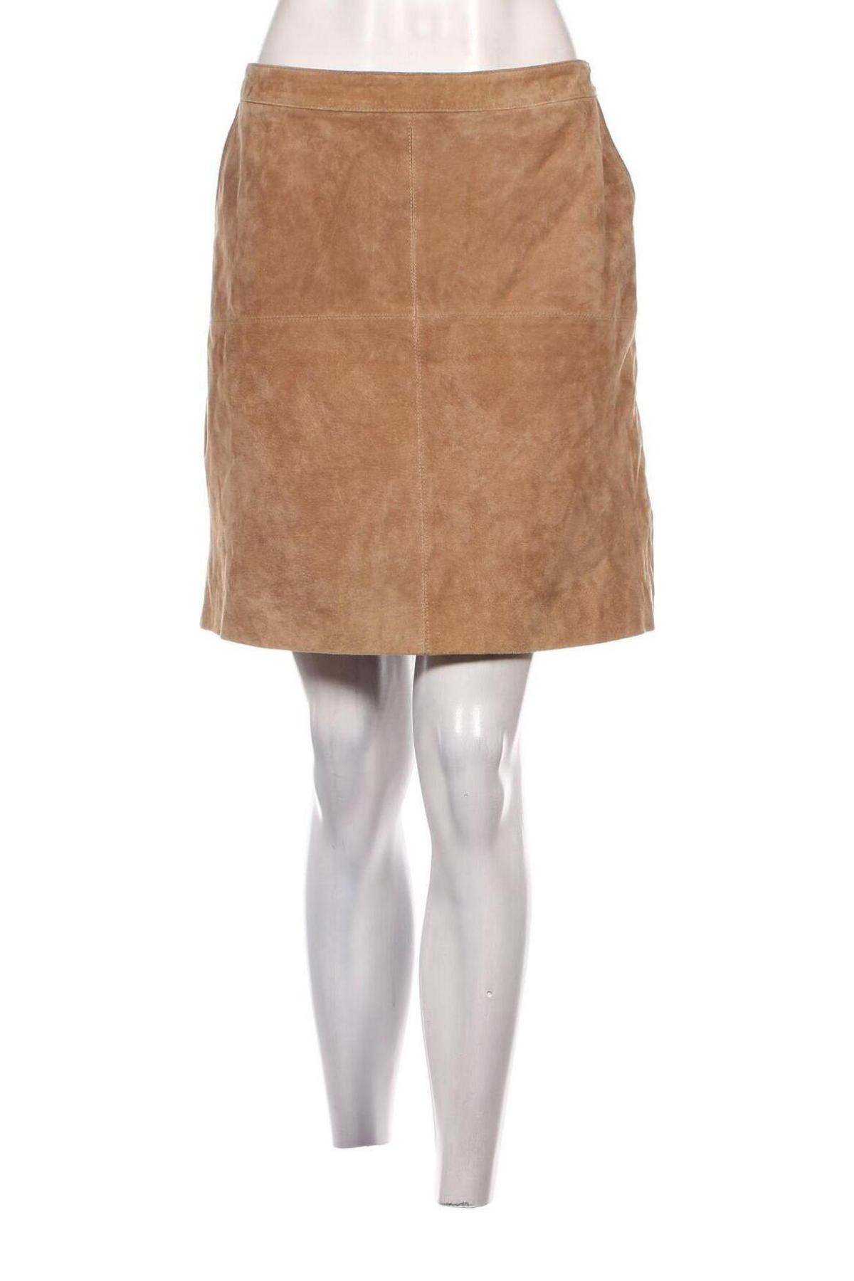 Δερμάτινη φούστα Cotton Club, Μέγεθος XL, Χρώμα  Μπέζ, Τιμή 19,02 €