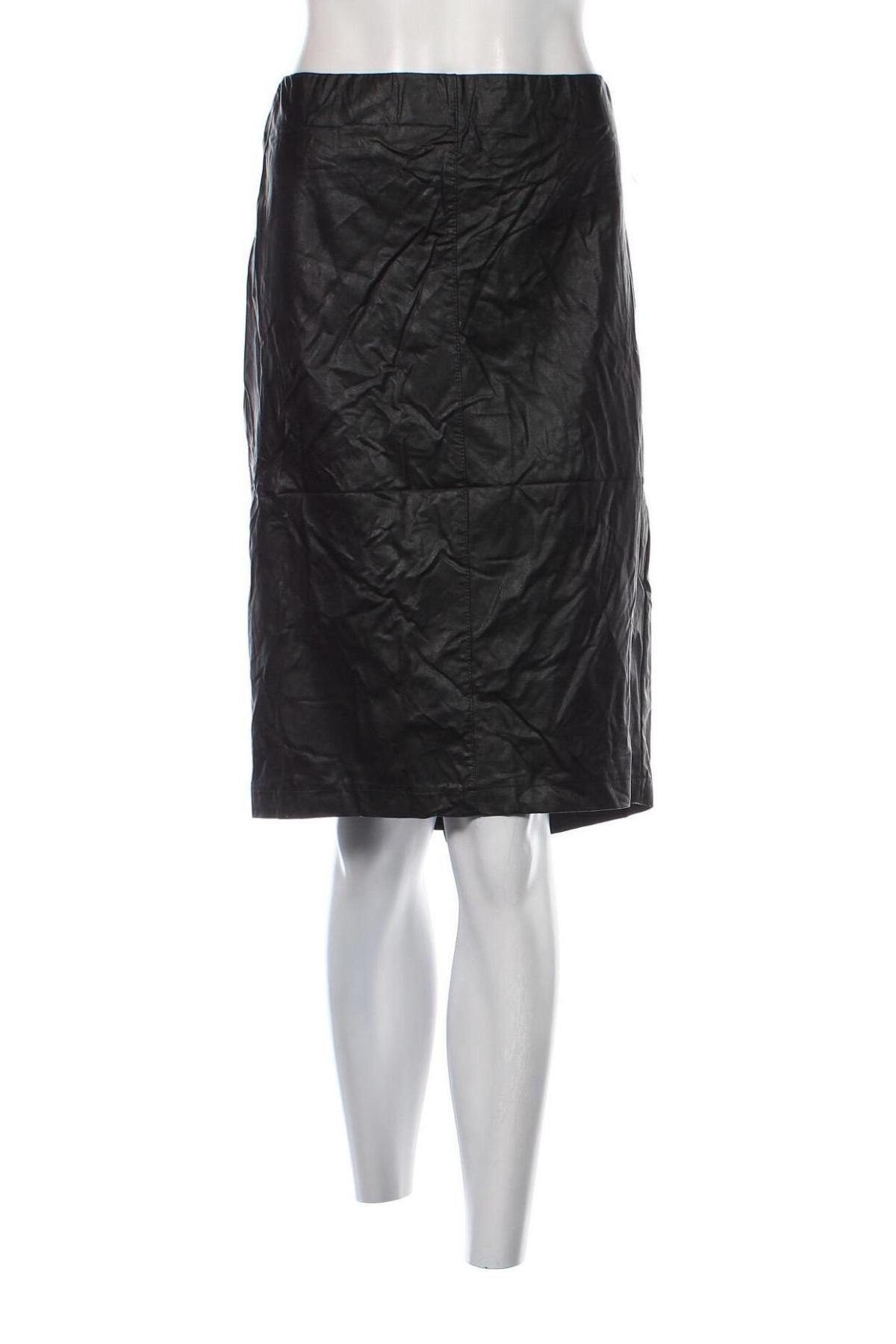 Δερμάτινη φούστα Piazza Italia, Μέγεθος 4XL, Χρώμα Μαύρο, Τιμή 8,77 €