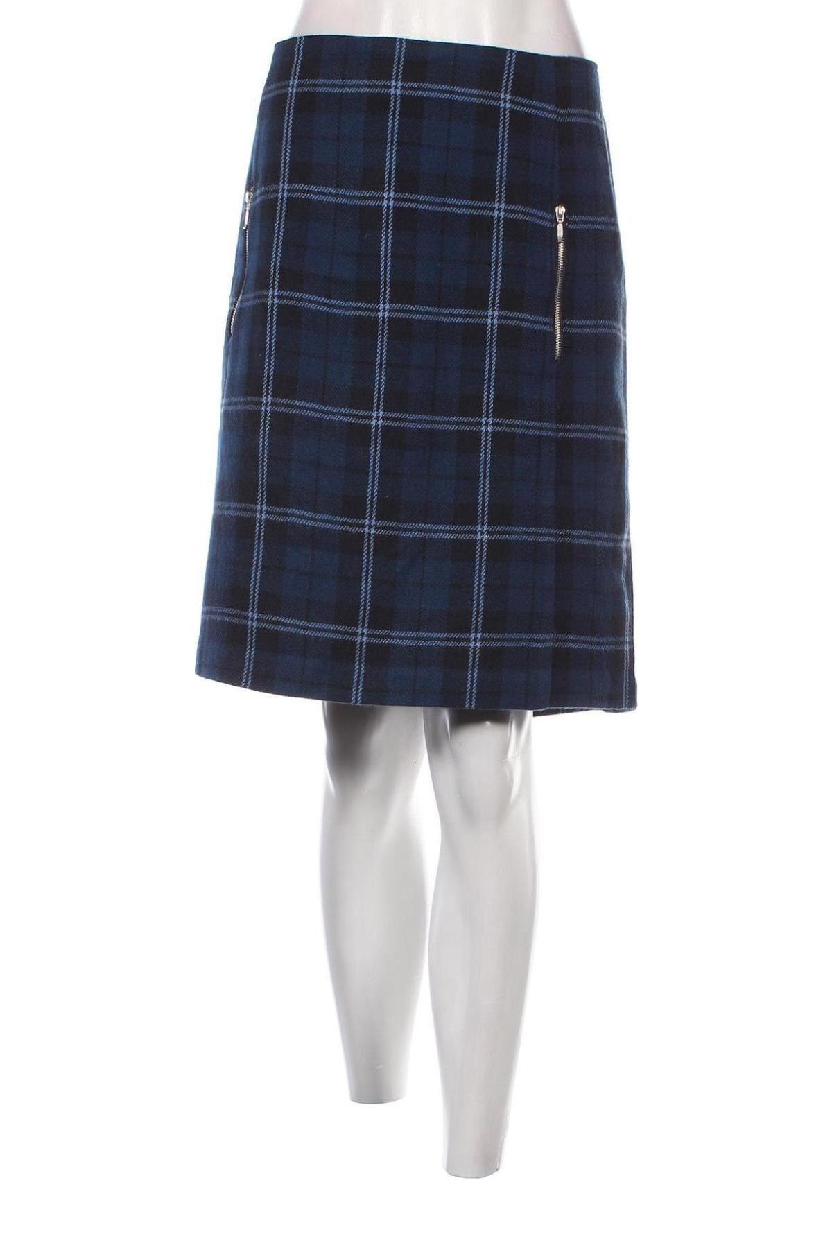 Δερμάτινη φούστα Sheego, Μέγεθος XL, Χρώμα Μπλέ, Τιμή 13,64 €