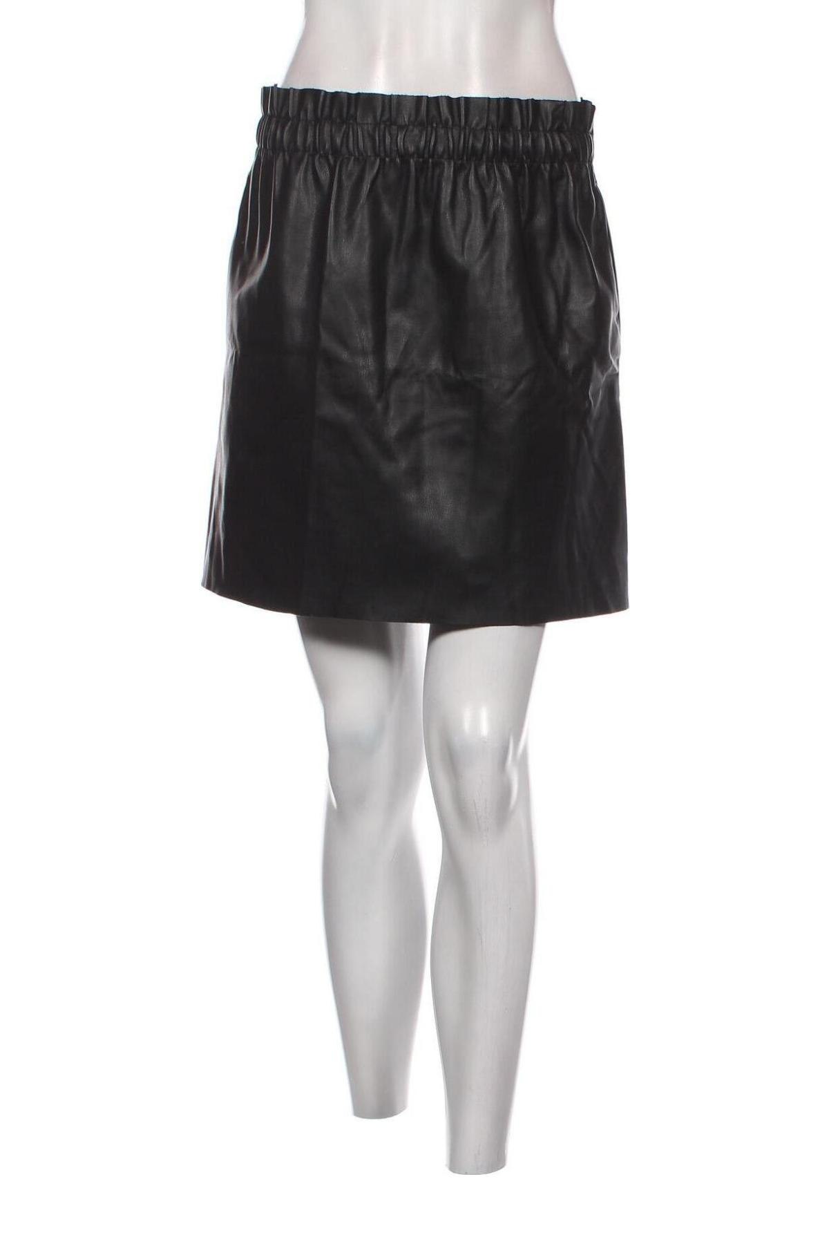 Kožená sukňa  Zara Knitwear, Veľkosť M, Farba Čierna, Cena  10,23 €