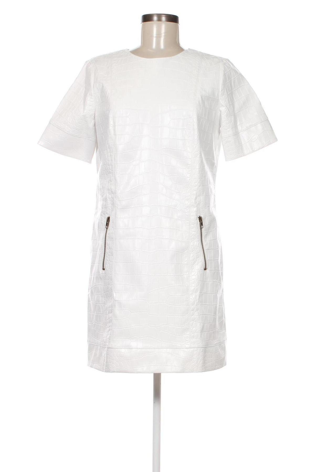 Skórzana sukienka TWINSET, Rozmiar L, Kolor Biały, Cena 1 058,19 zł