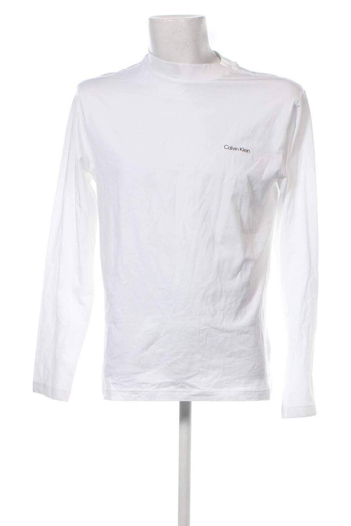 Męska bluzka Calvin Klein, Rozmiar XL, Kolor Biały, Cena 273,10 zł