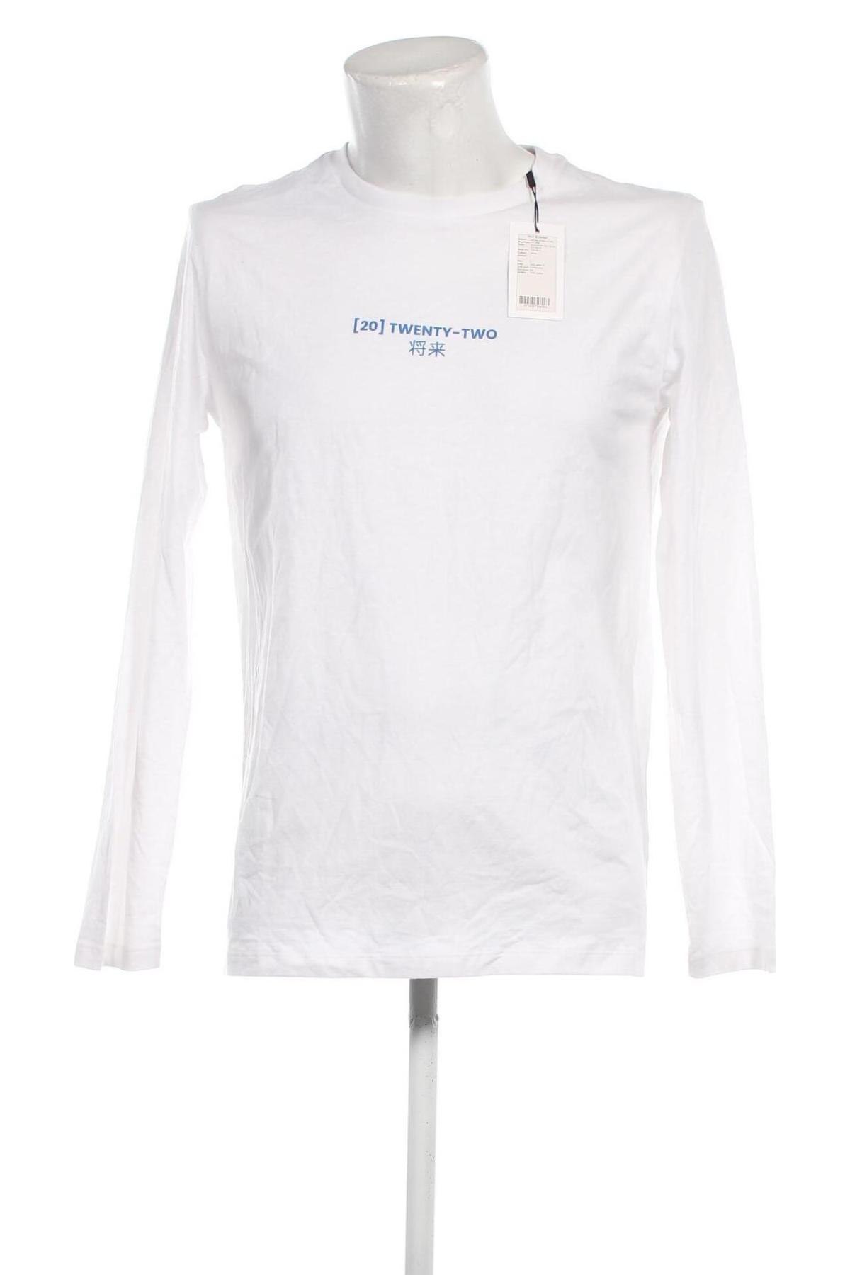 Мъжка блуза Core By Jack & Jones, Размер L, Цвят Бял, Цена 9,60 лв.