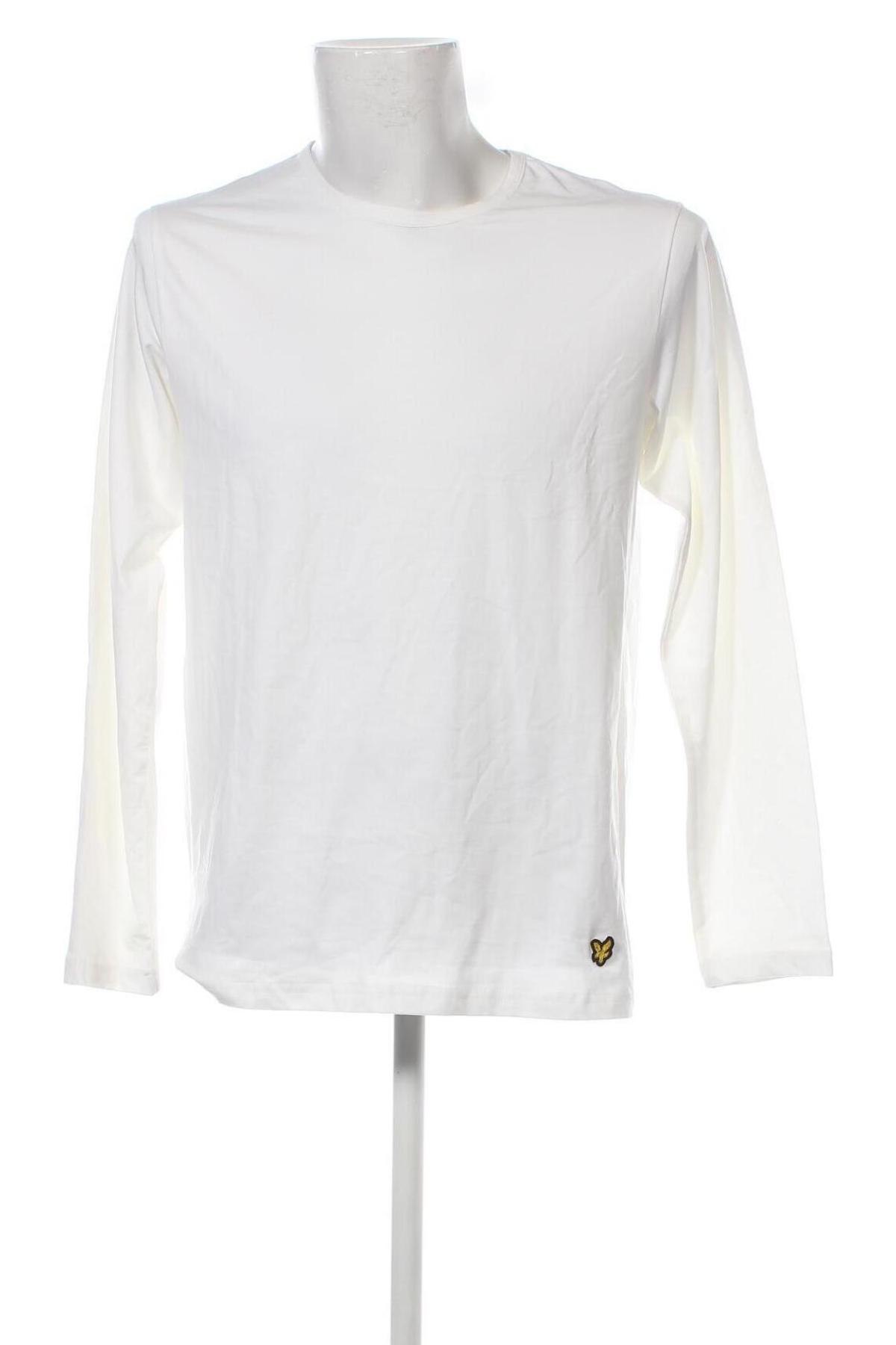 Мъжка блуза Lyle & Scott, Размер L, Цвят Бял, Цена 77,52 лв.
